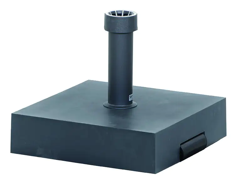 Siena Garden Betonständer eckig 40 kg, anthrazit