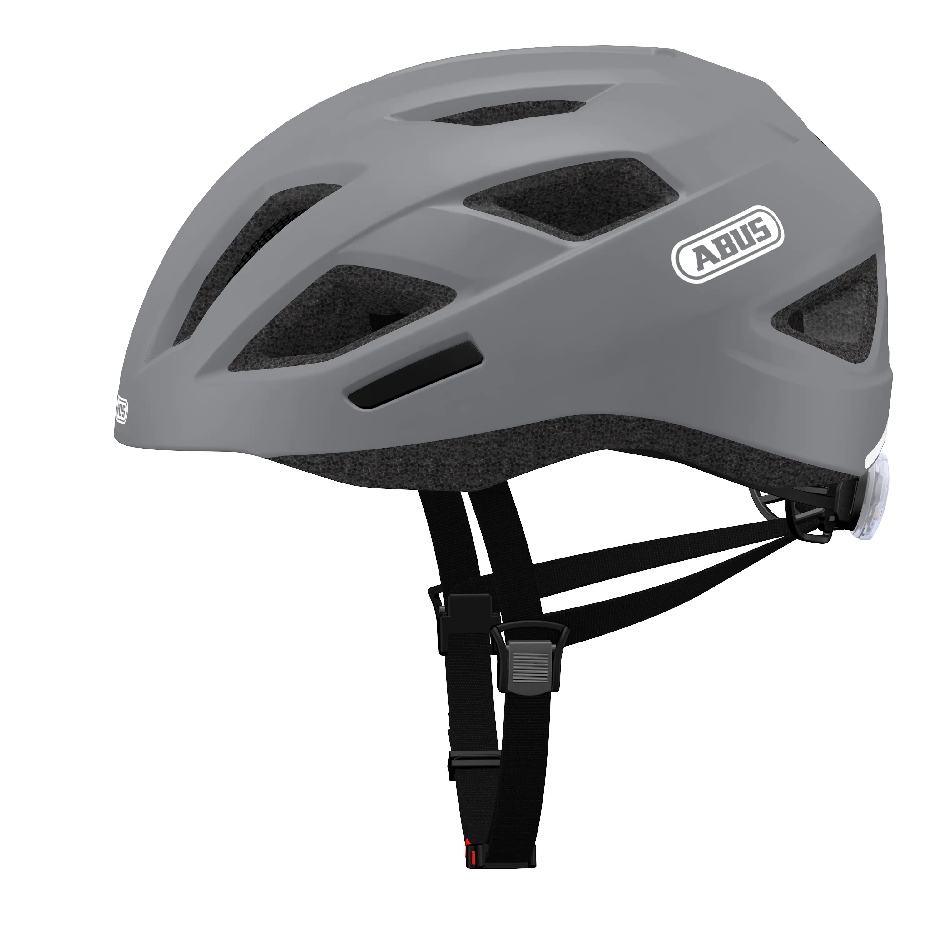 Abus Fahrradhelm City M grau matt