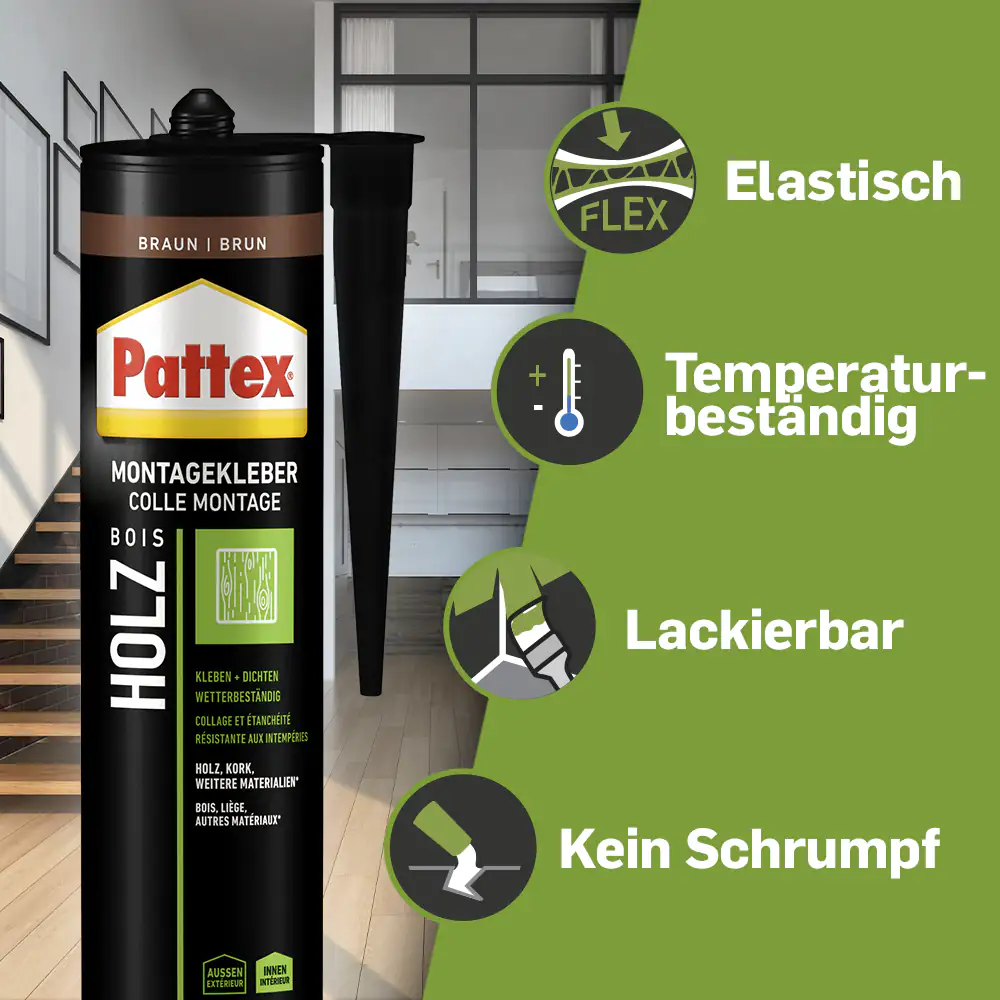 Pattex Montagekleber Holz 420 g