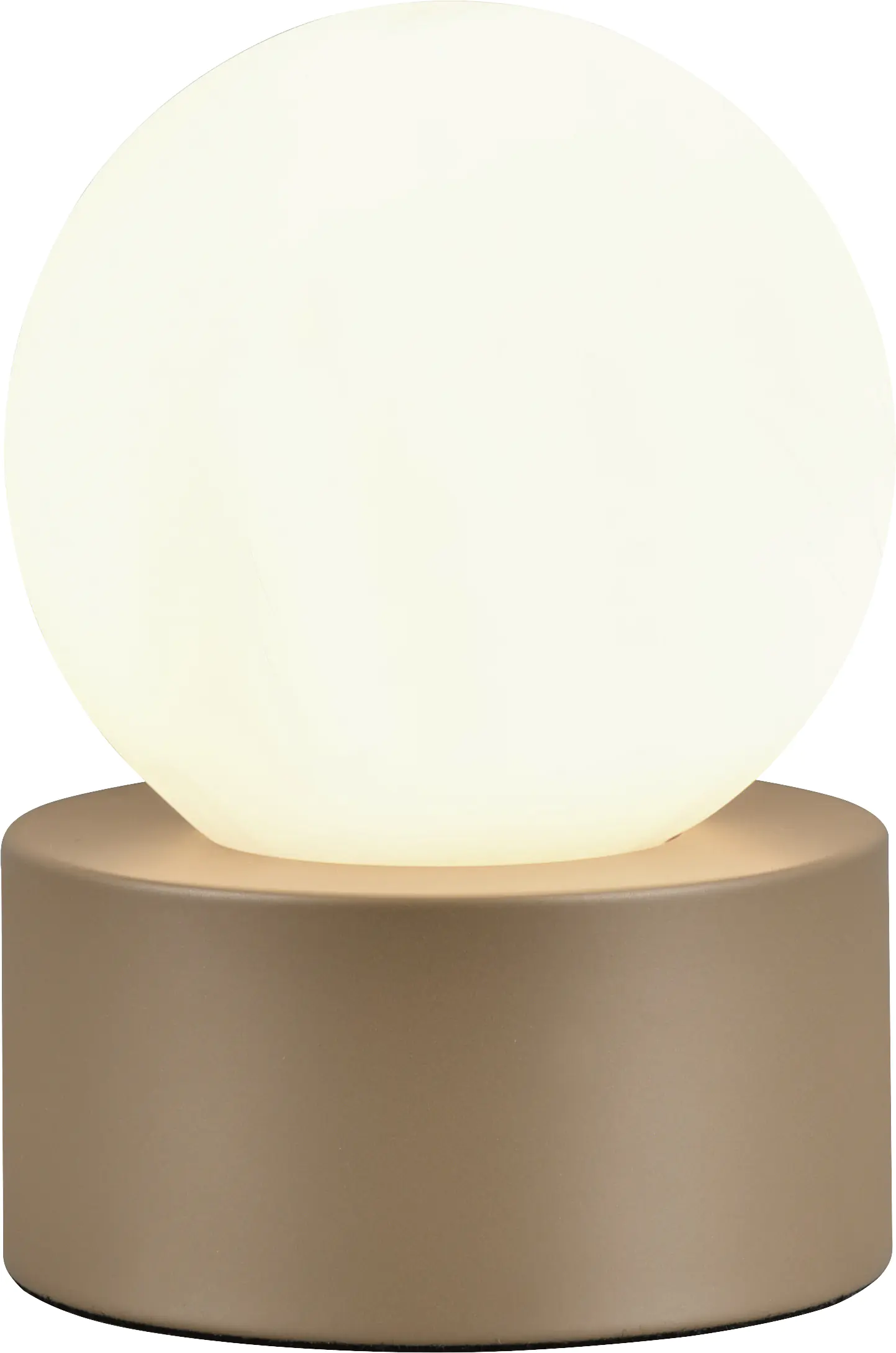 Trio Leuchten Tischlampe Countess weiß Metall/Glas