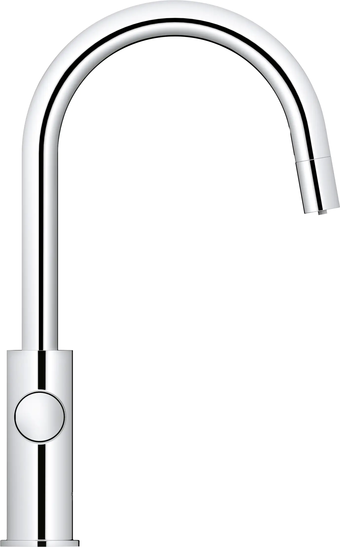 Grohe Blue Home C-Auslauf Starter Kit mit herausziehbarem Mousseurauslauf chrom