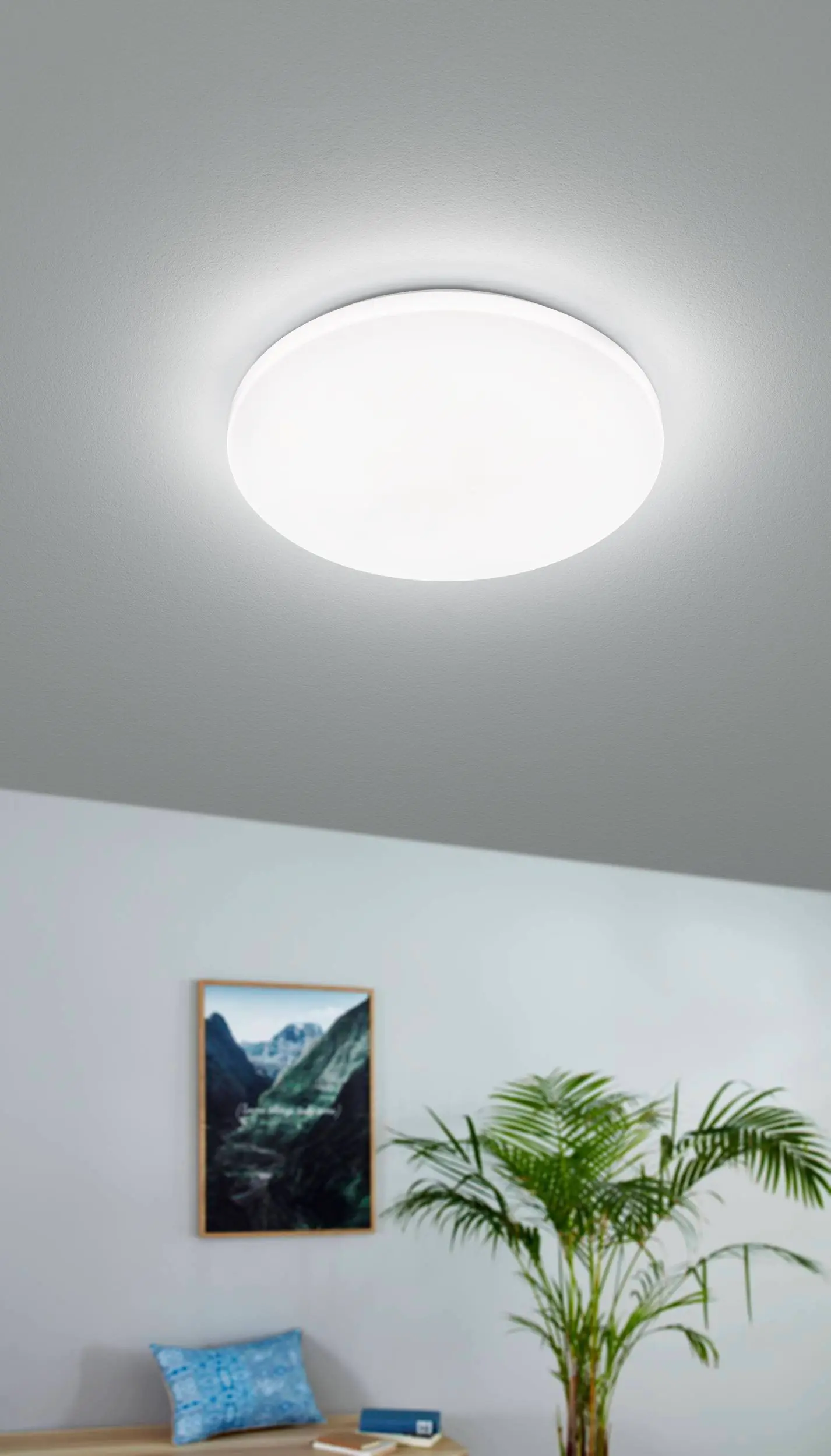 Eglo LED Deckenleuchte Frania-M weiß Ø 33 cm mit Sensor