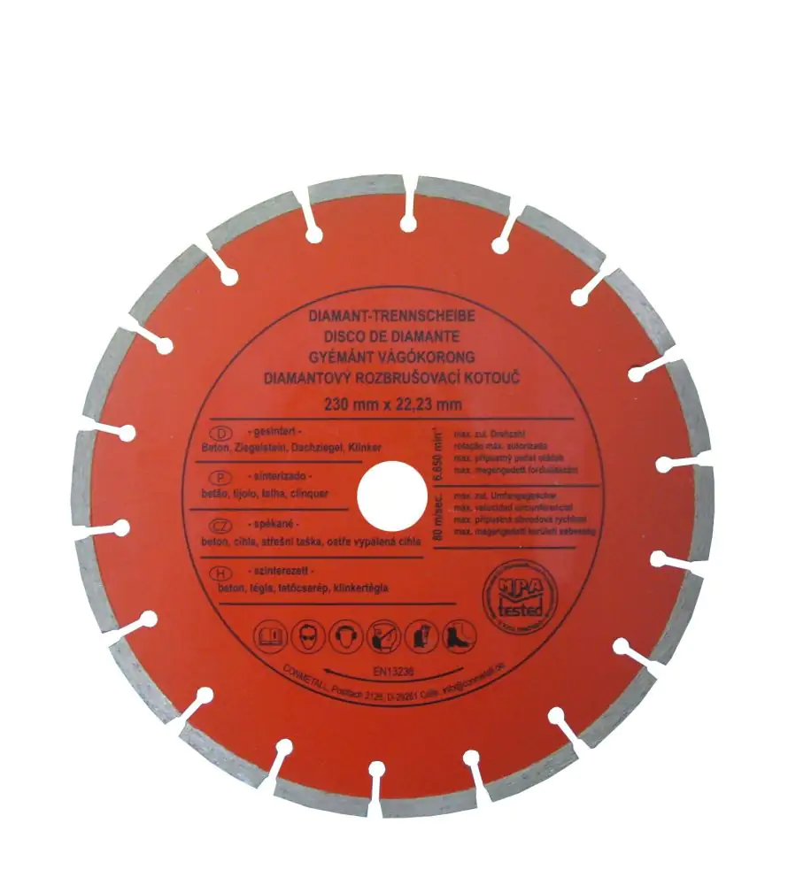 Werkzeyt Trennscheibe 230 x 22,23 mm Diamant für Beton segmentiert