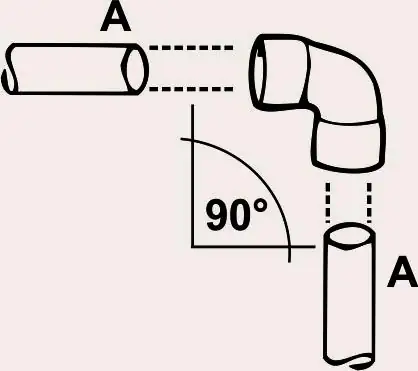 Cornat Bogen 90° / 15 mm