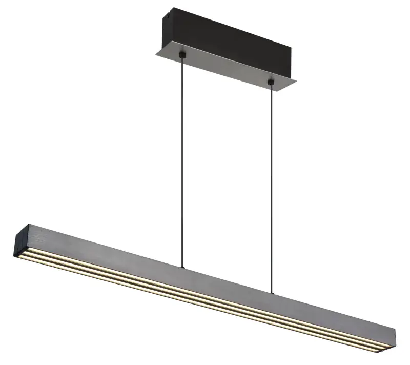 Globo LED Pendelleuchte Ethan 150 x 150 cm grau dunkel warmweiß