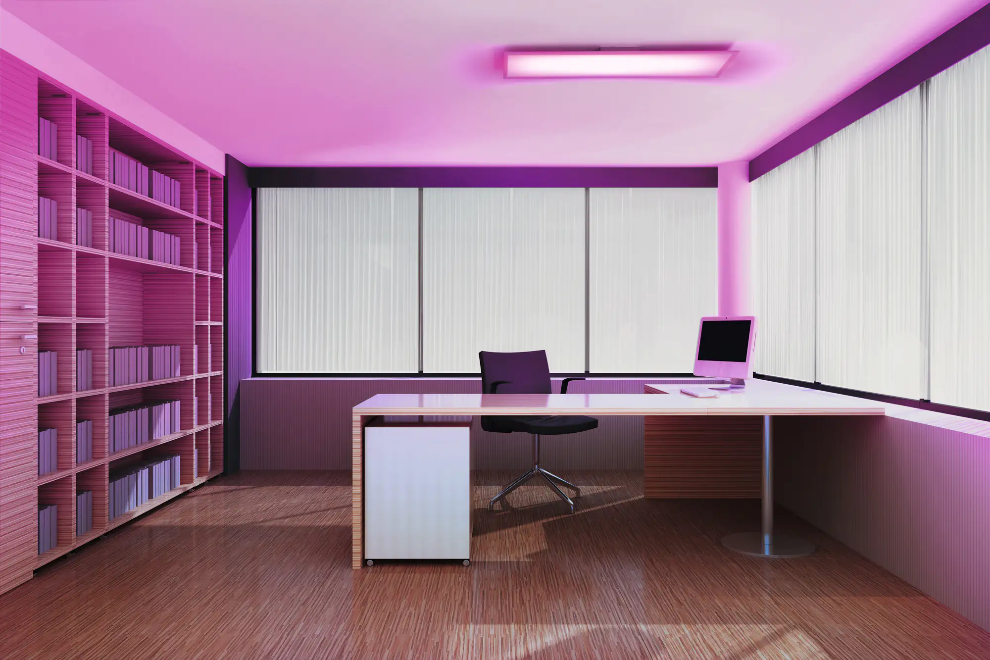 Ledvance LED Panel Smart+ WiFi Planon Plus silber 100 x 25 cm RGB-Backlight
