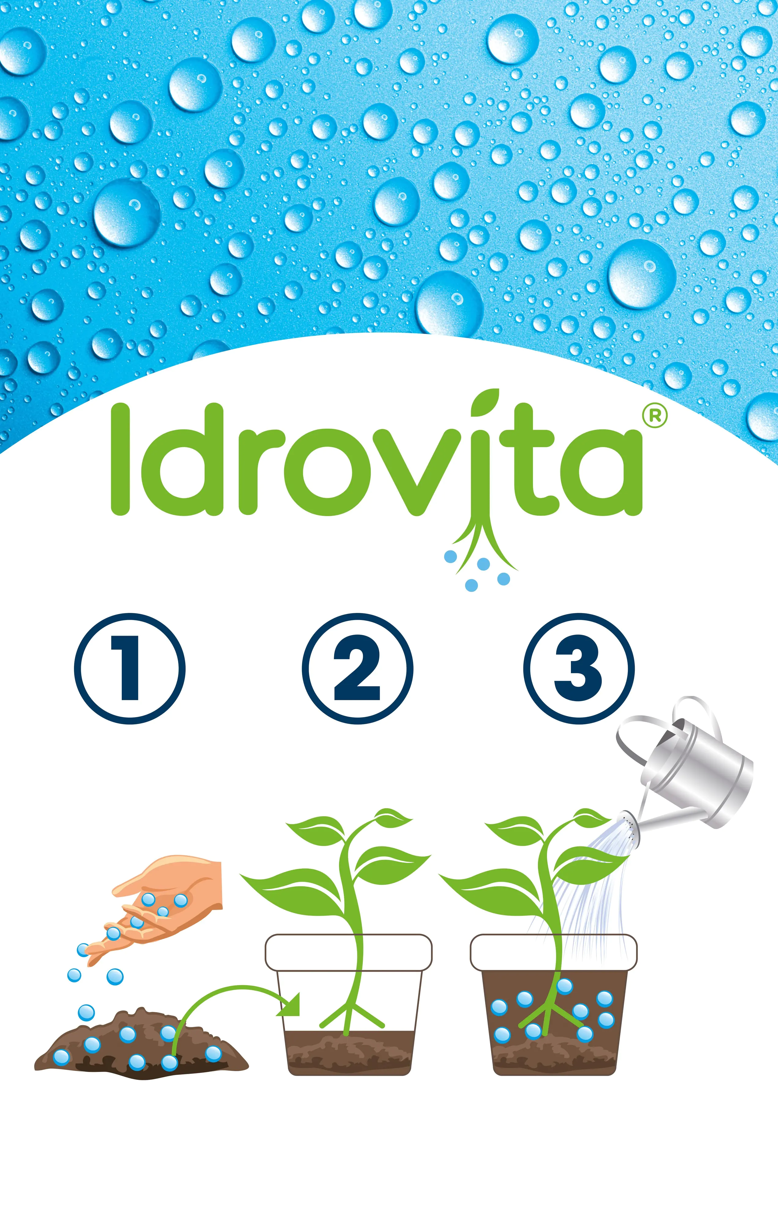 Idrovita Wasserspeicherndes Granulat 50 g