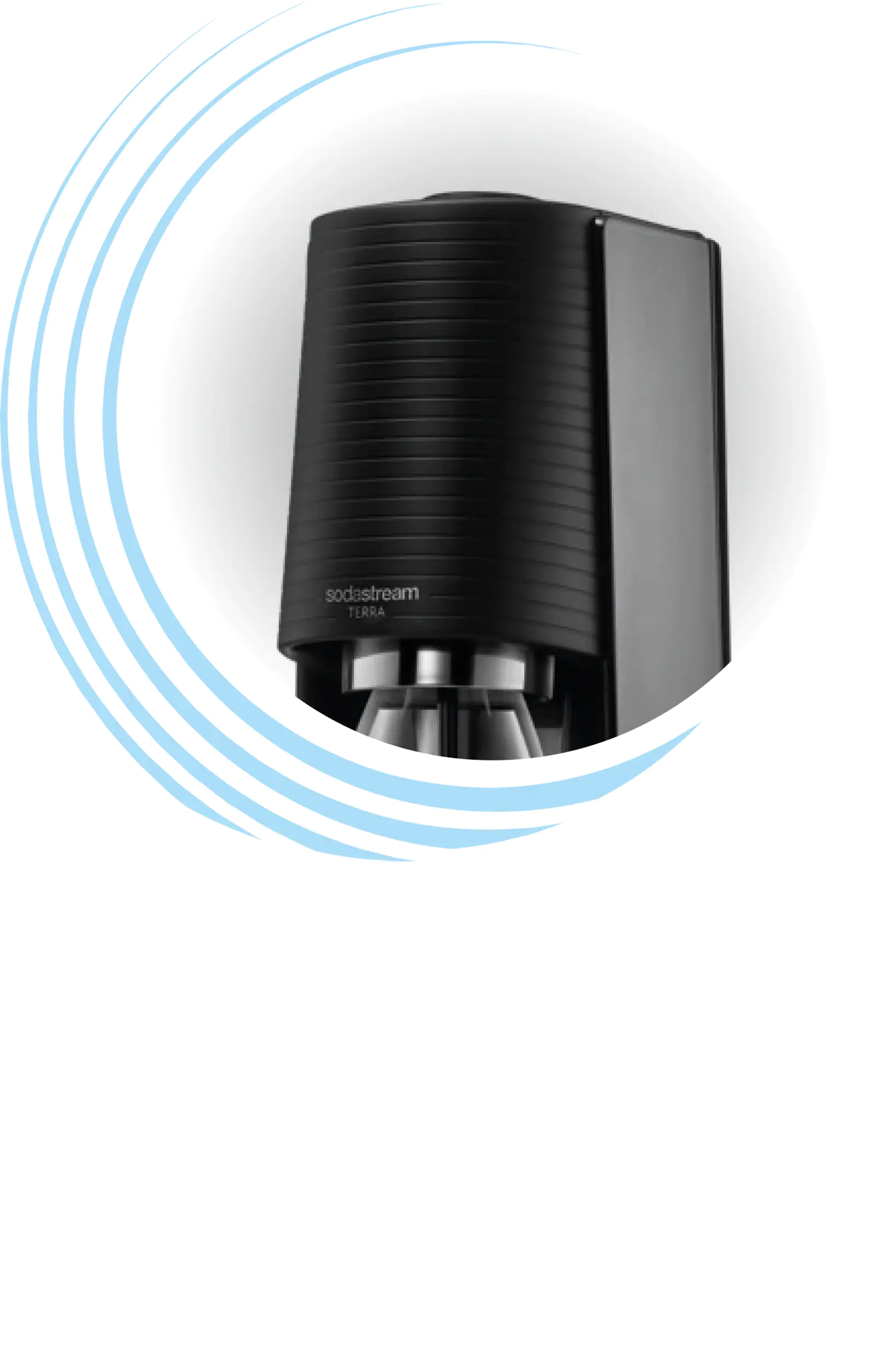 Sodastream Trinkwassersprudler Terra Vorteilspack schwarz mit 3 Flaschen