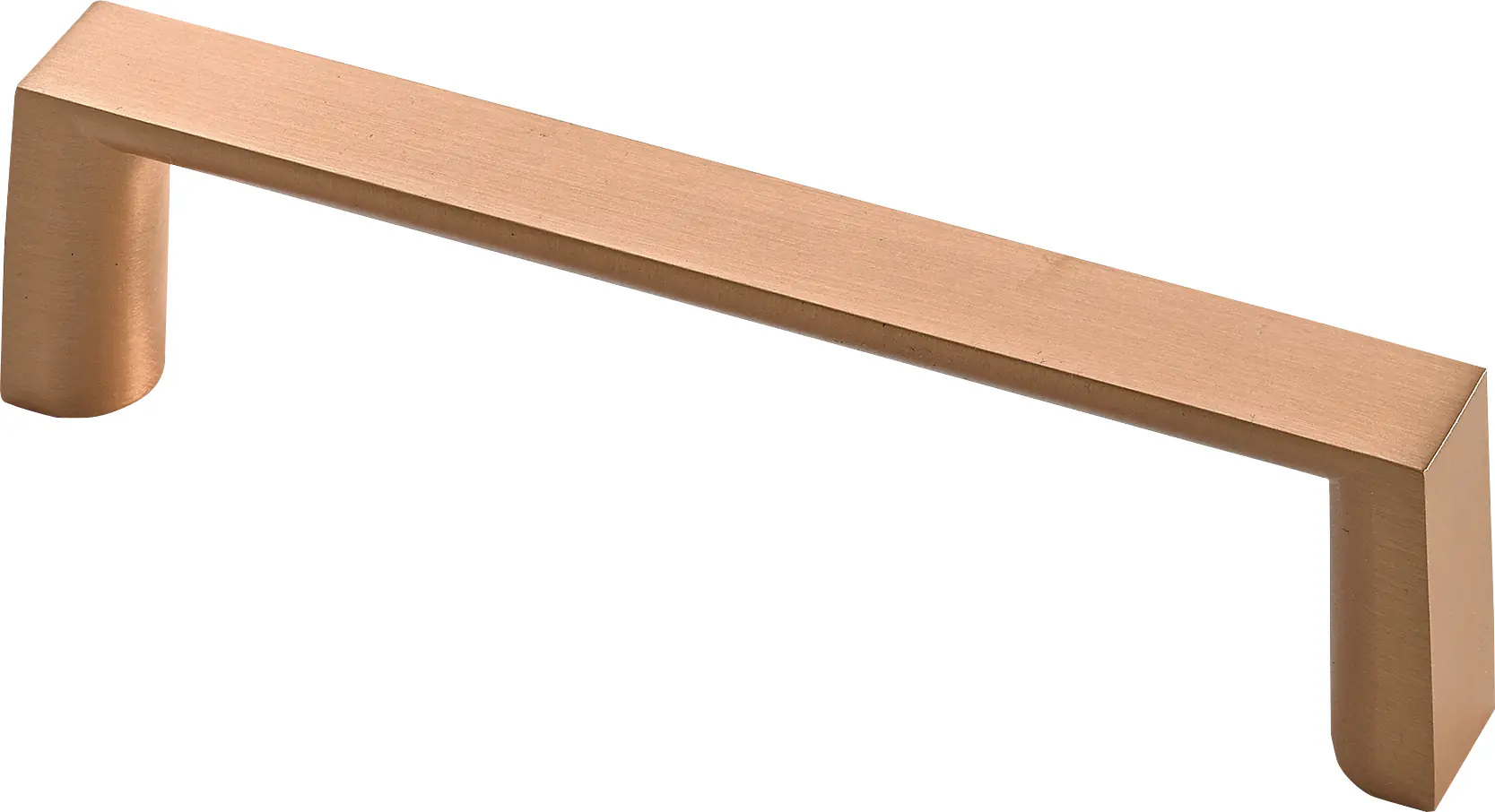 Hettich Möbelgriff Zinkdruckguss kupfer 12,0 x 104,0 x 26,5 mm - 1 Stück