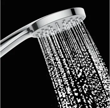 Trendline Handbrause 1 Strahlart Water Simple chrom/weiß mit Wasserspareinsatz