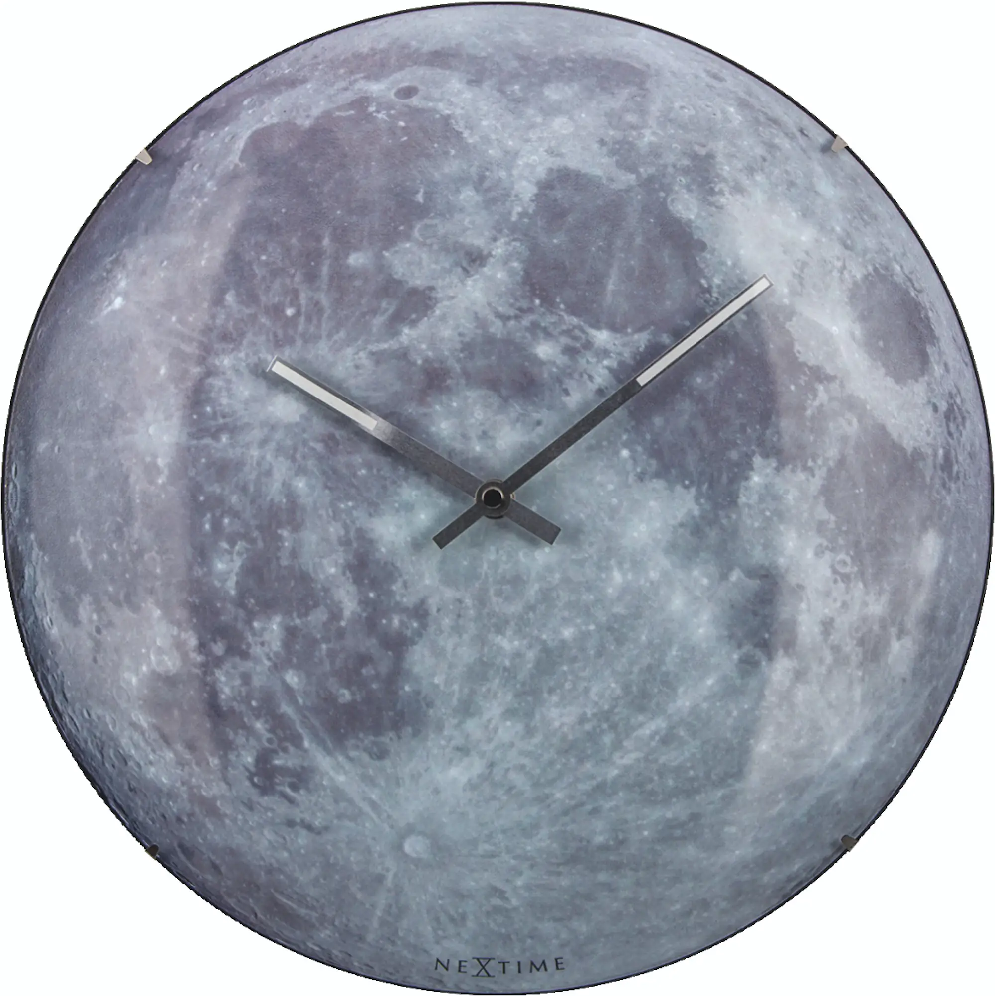Nextime Wanduhr Moon Dome Ø 35 cm