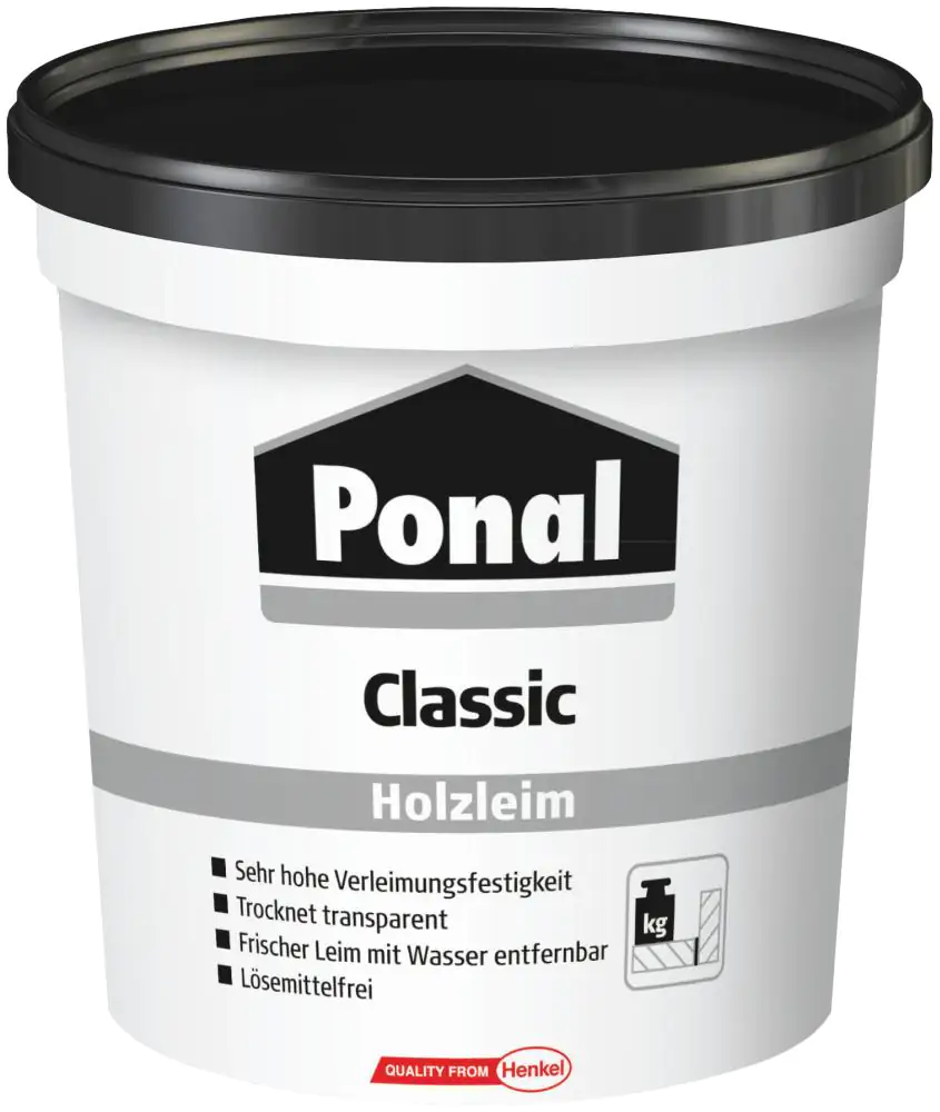 Ponal Holzleim Classic 760 g Dose, trocknet transparent