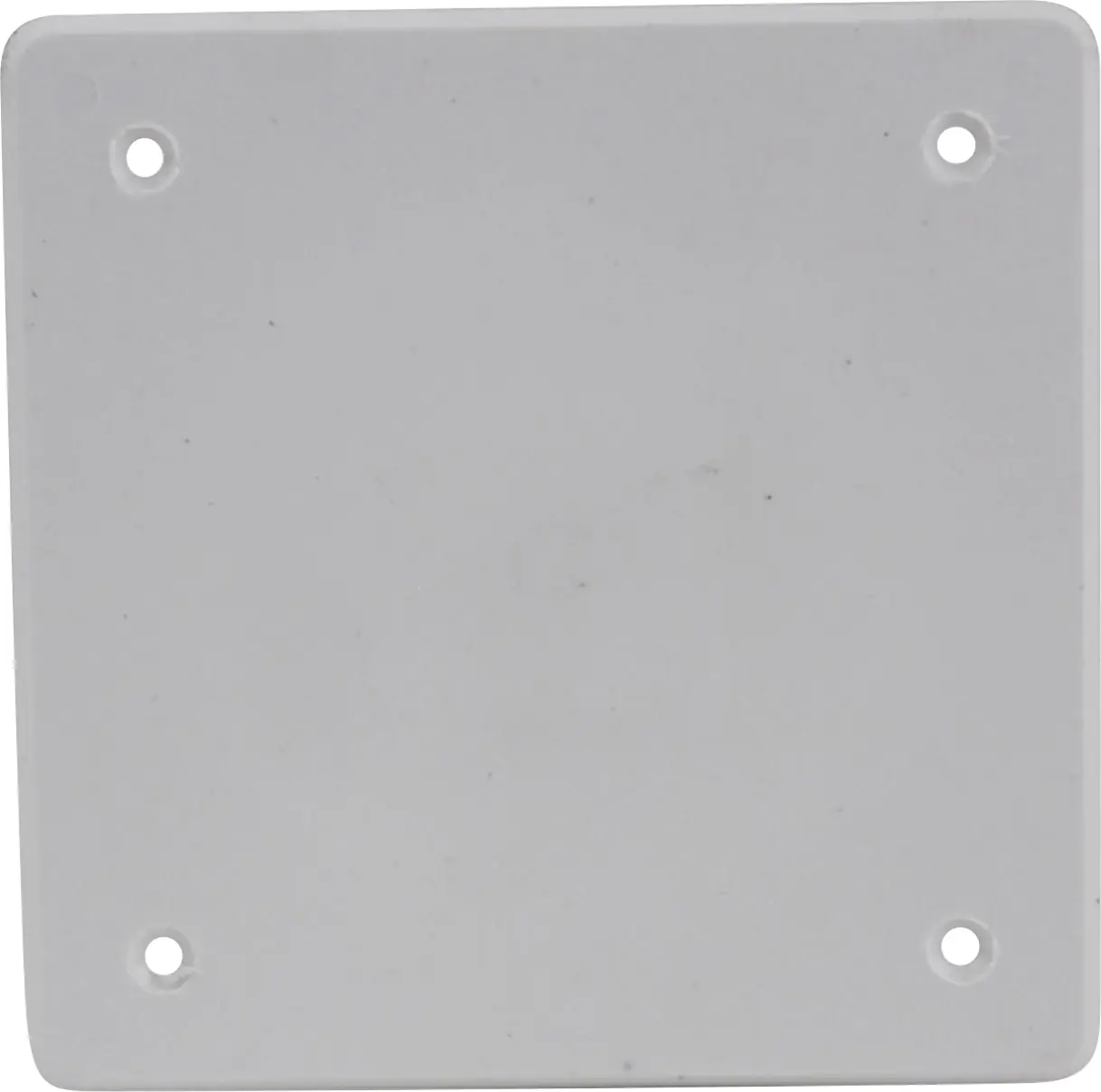 Deckel für Unterputz-Abzweigkasten 80 x 80 mm, weiß