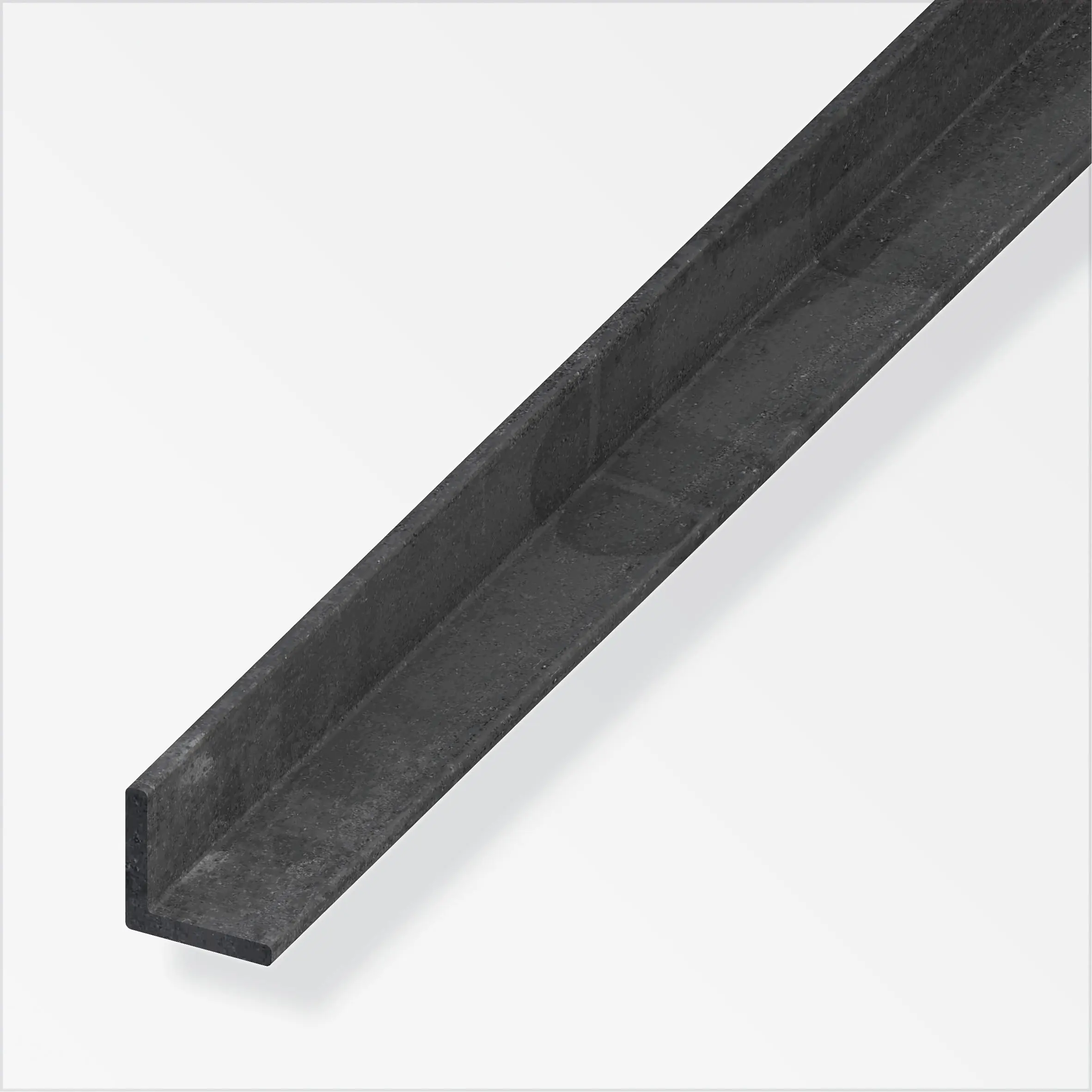 alfer Winkel 1 m, 35 x 35 mm Stahl roh natur