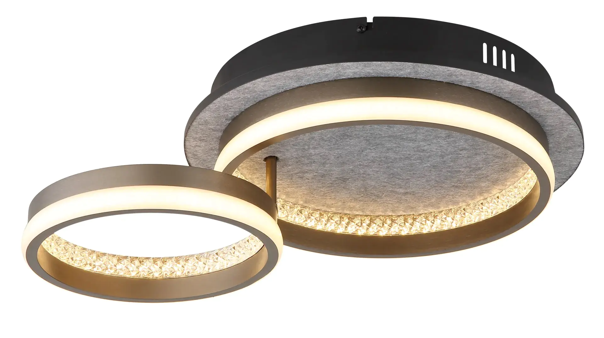 Globo LED Deckenleuchte Della 2 Ringe