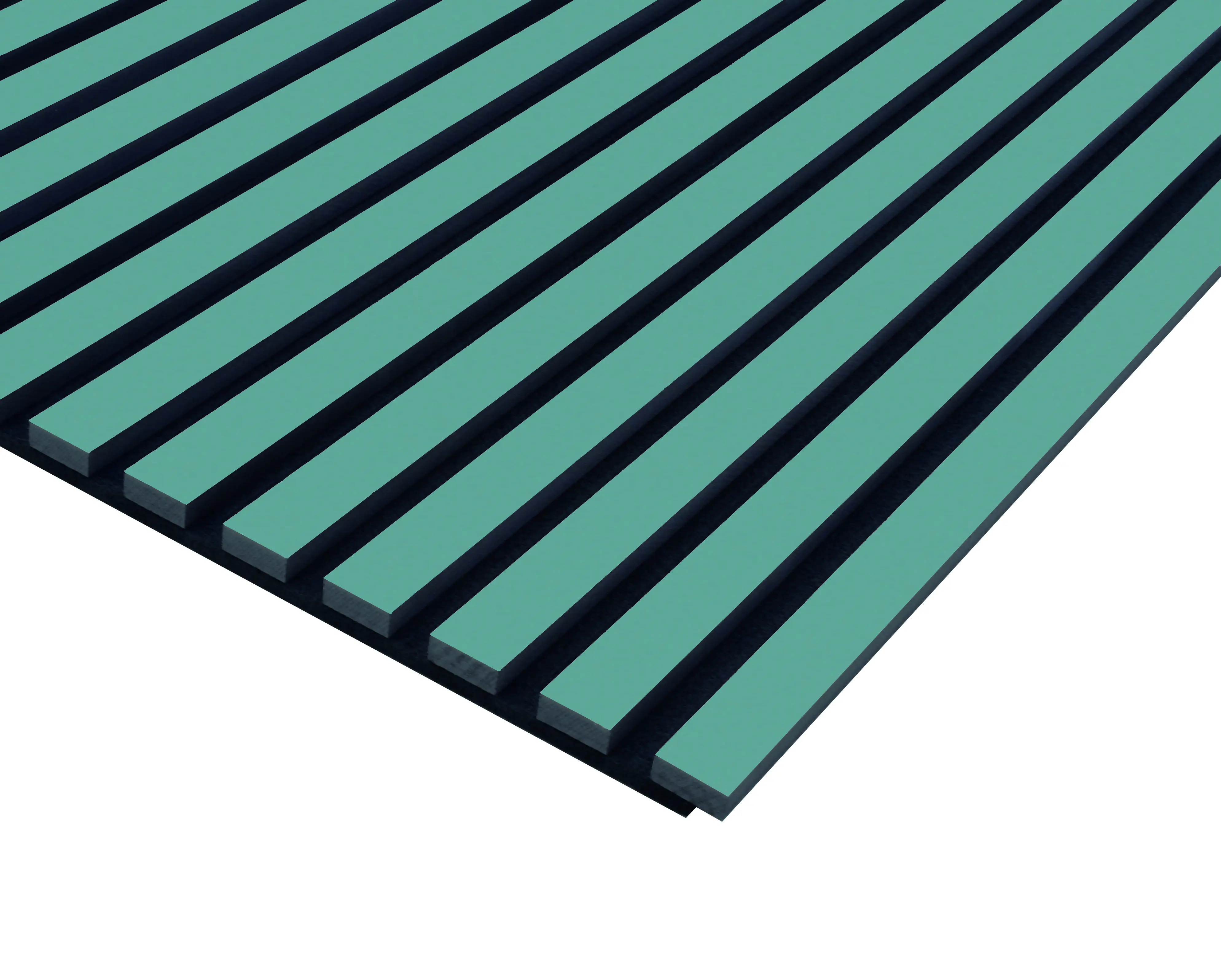 Neuhofer Akustikpaneele 267 x 57,25 x 1,9 cm Matcha grün foliert