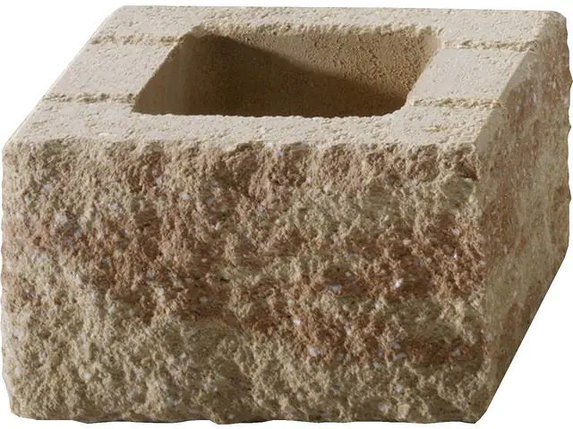 Kann Hochbeet-Set 2 Bruchstein 200 x 125 x 81 cm sandstein
