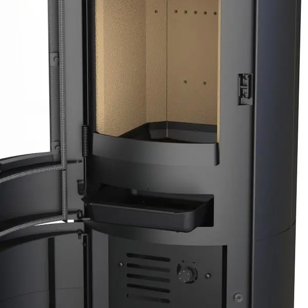 Thermia Kaminofen Cumulus Omega Ring Stahl schwarz 7 kW