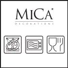Mica Tasse Tabo schwarz, 9 cm x 9 cm