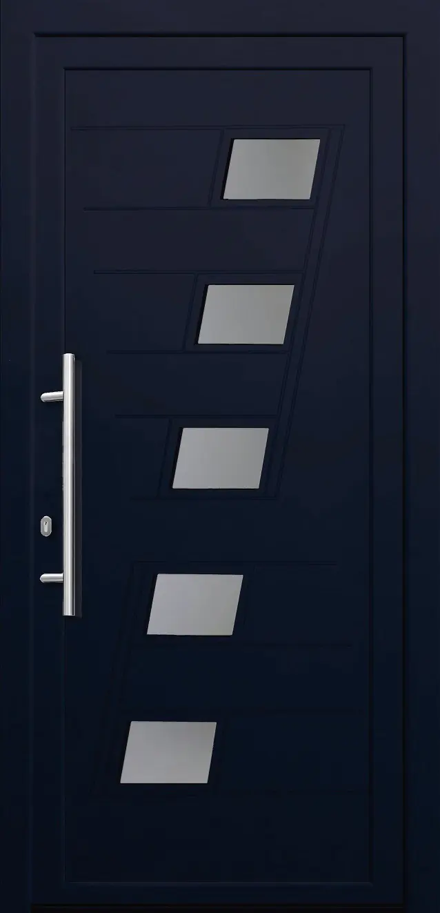 Panto Haustür Modell K043 DIN links weiß/anthrazit 100 x 200 cm
