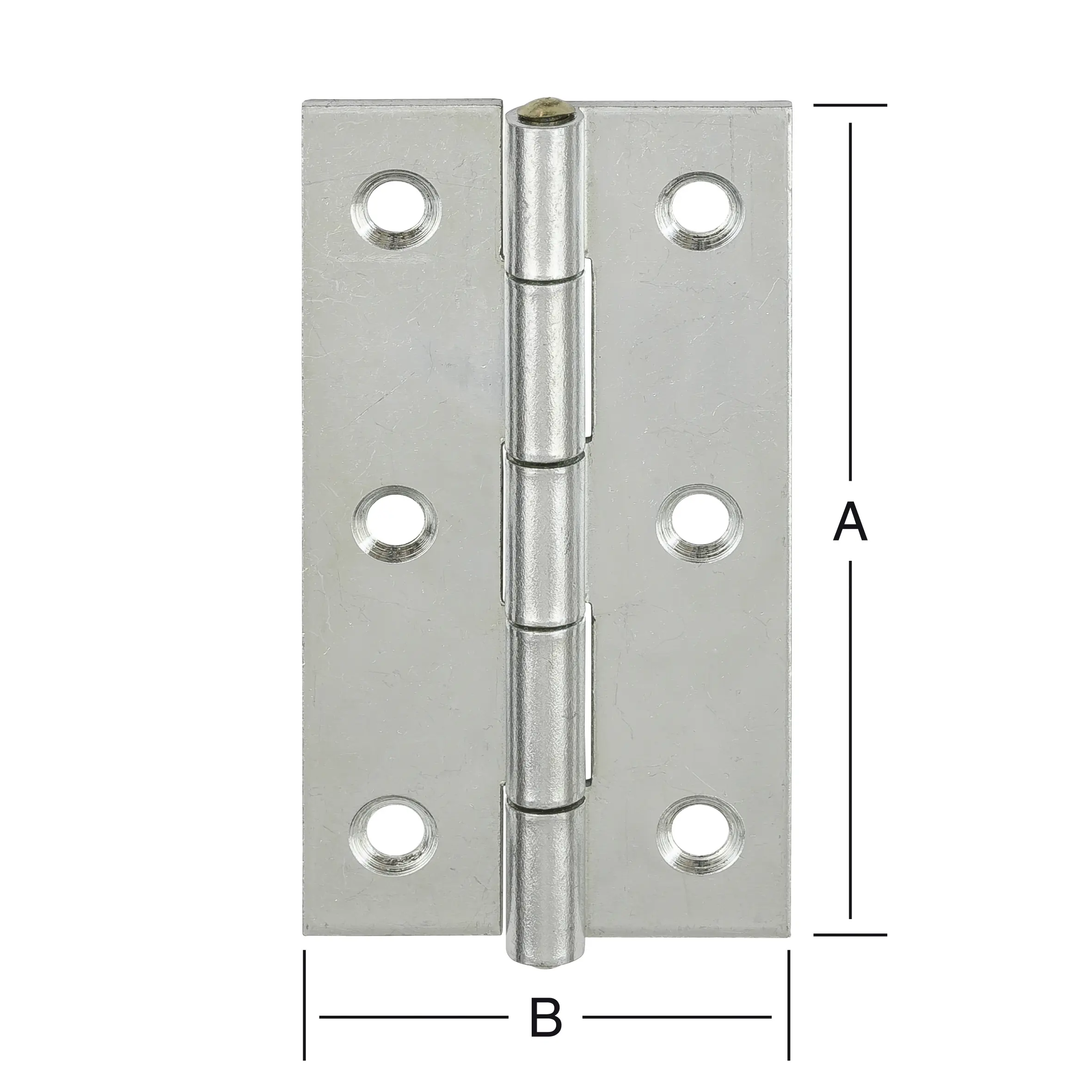 Vormann Schmale Scharniere verzinkt 50 x 31 mm