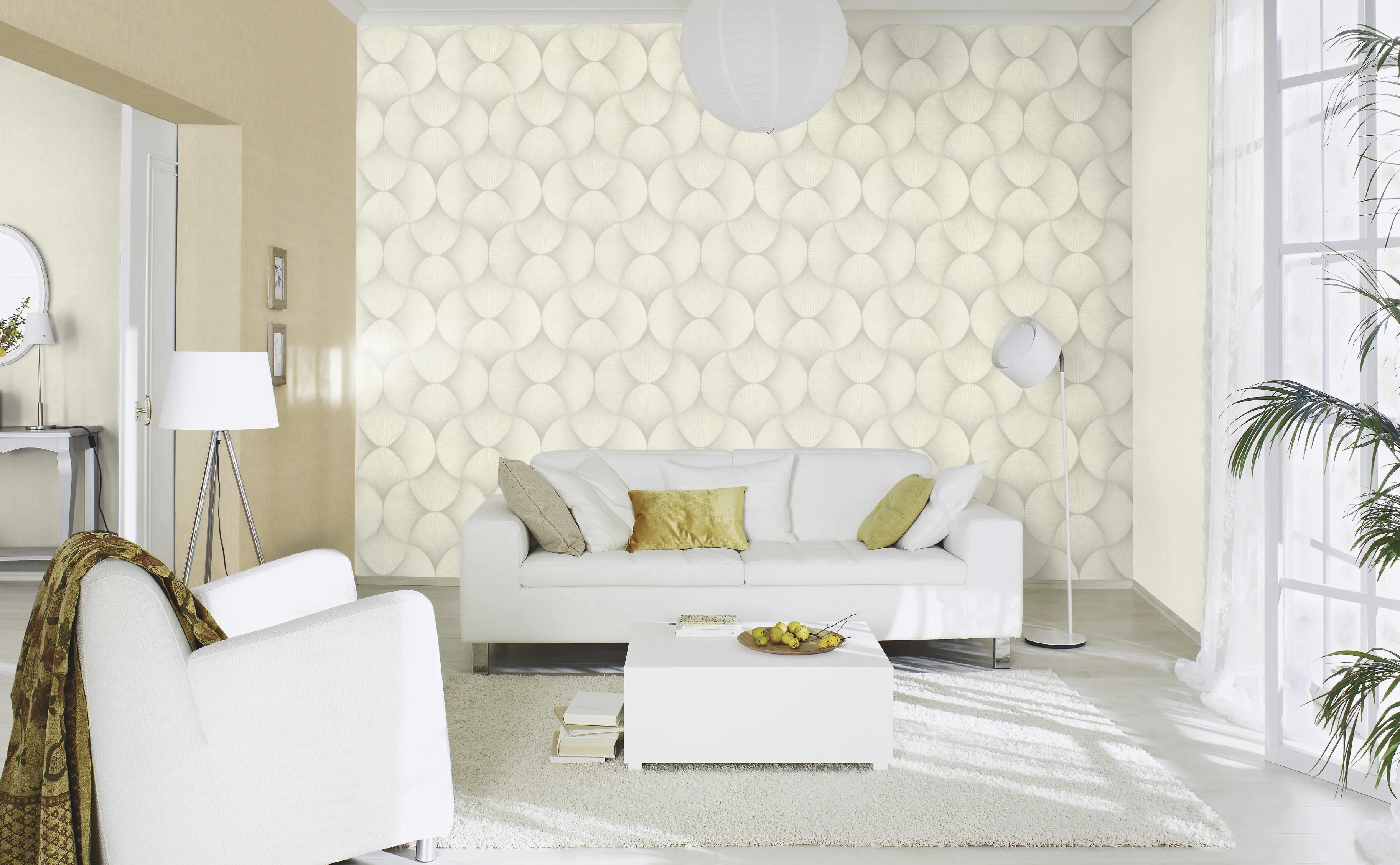 Rasch Vliestapete Muster Grafik Sky Lounge beige taupe hell 10,05 x 0,53 m