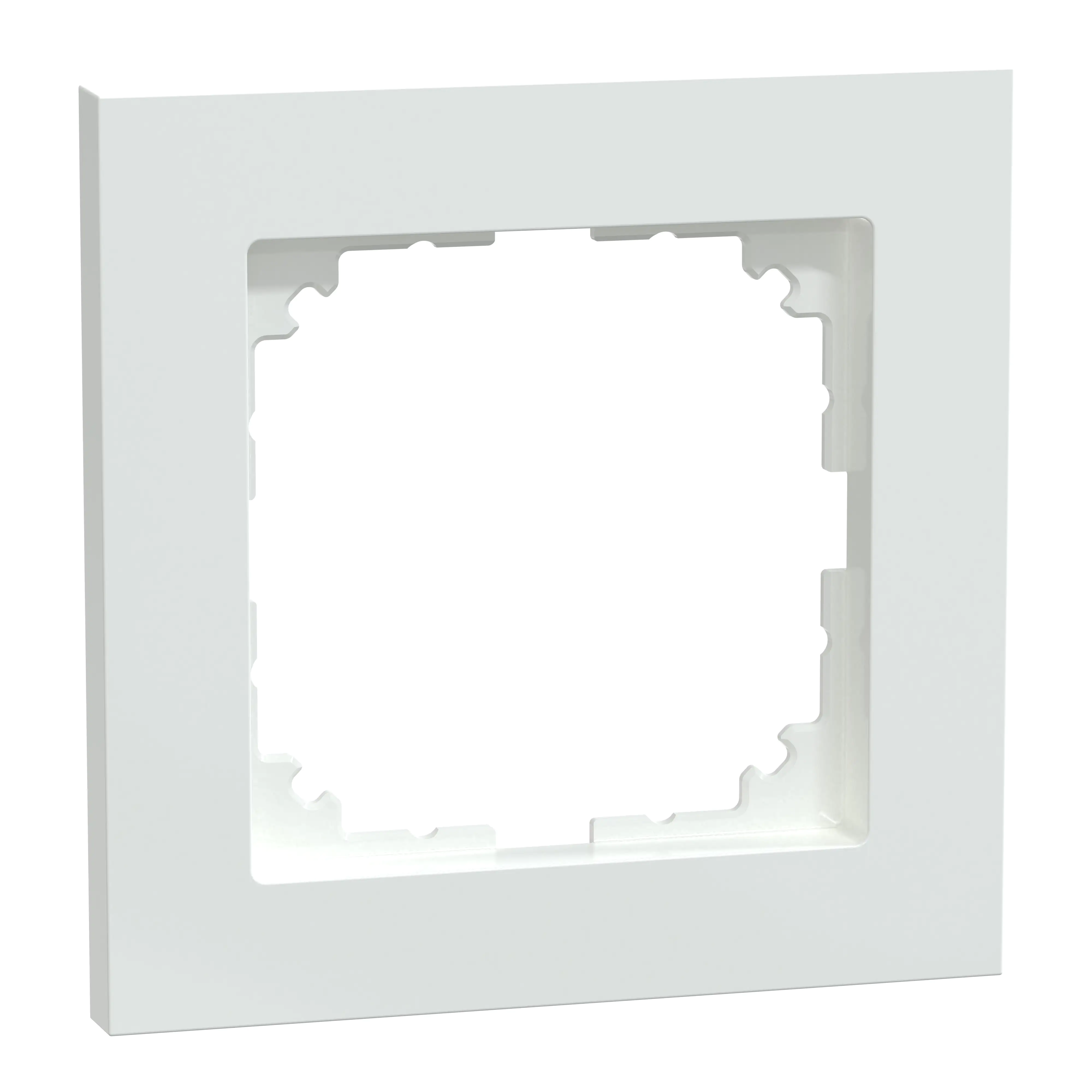 Merten Abdeckrahmen 1fach Serie M-Pure, aktivweiß, MEG4010-3625