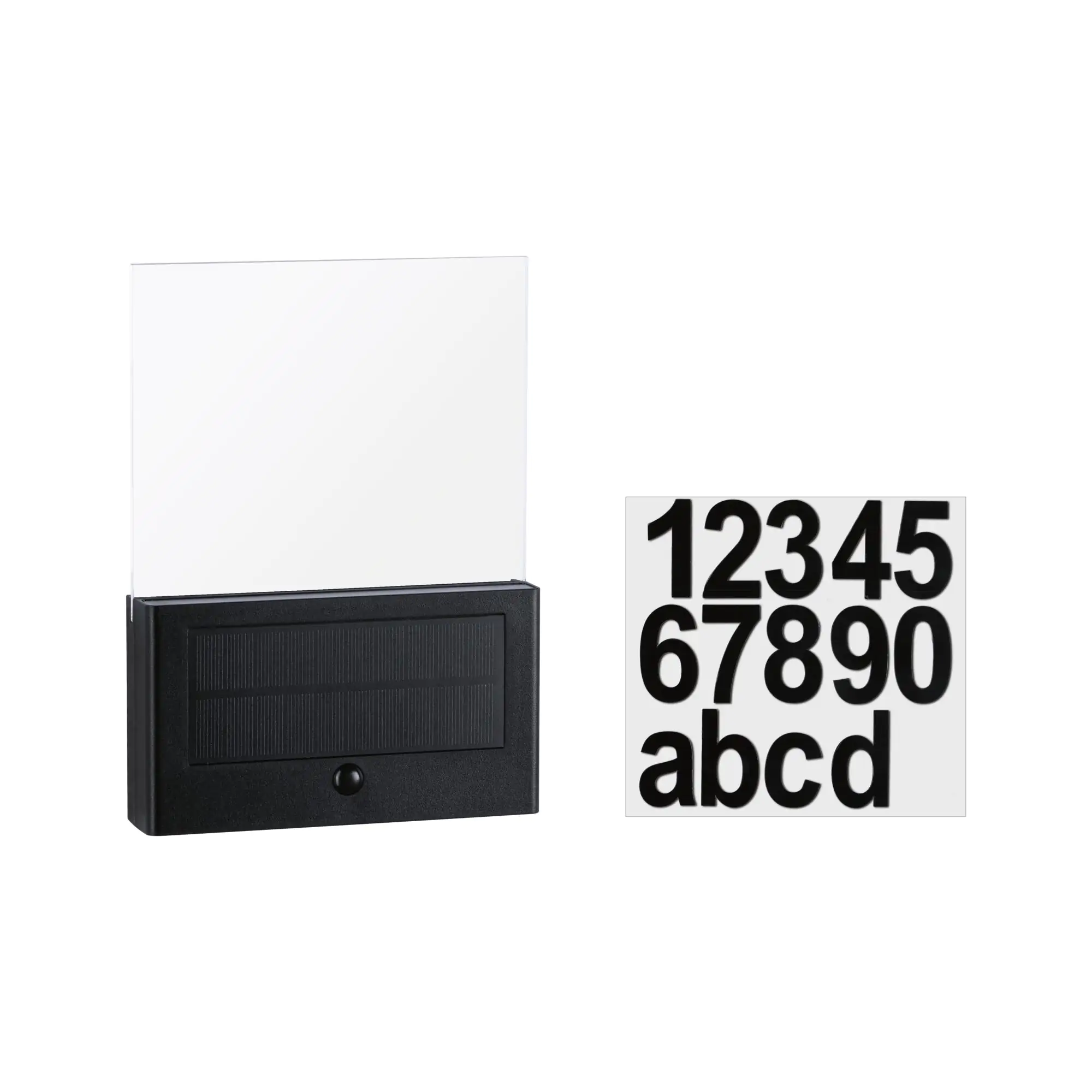 Paulmann Solar LED Hausnummernleuchte Neda insect-friendly 22,6 x 16,3 cm