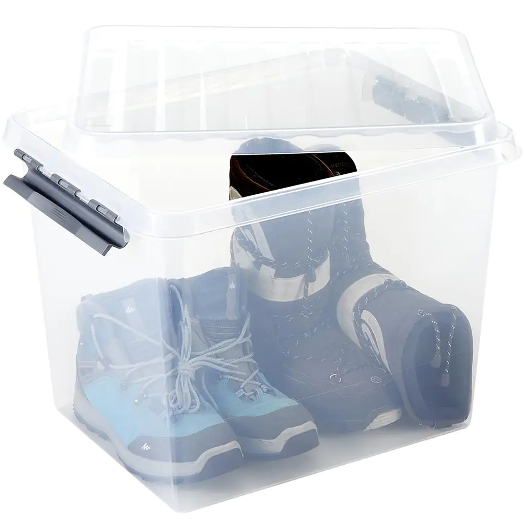 Sunware Aufbewahrungsbox Q-Line mit Deckel 50 x 40 cm 52 L transparent