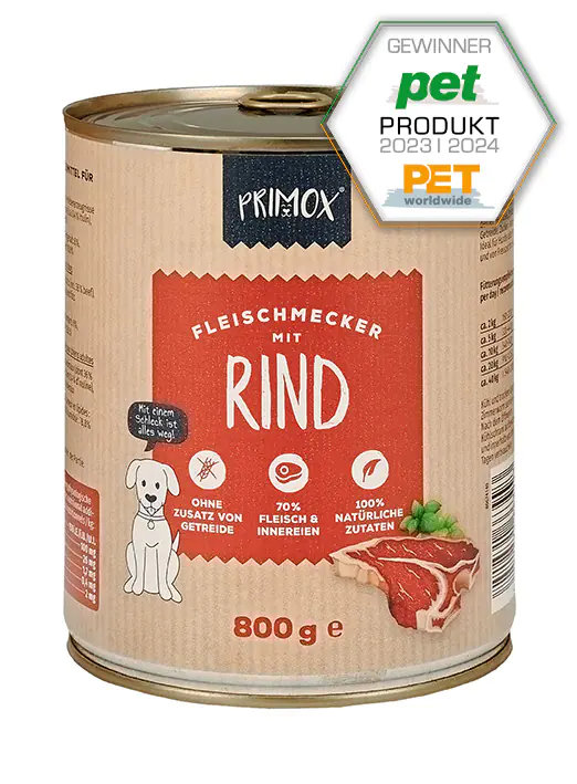 Primox Hundenassfutter Adult getreidefrei 800 g Rind