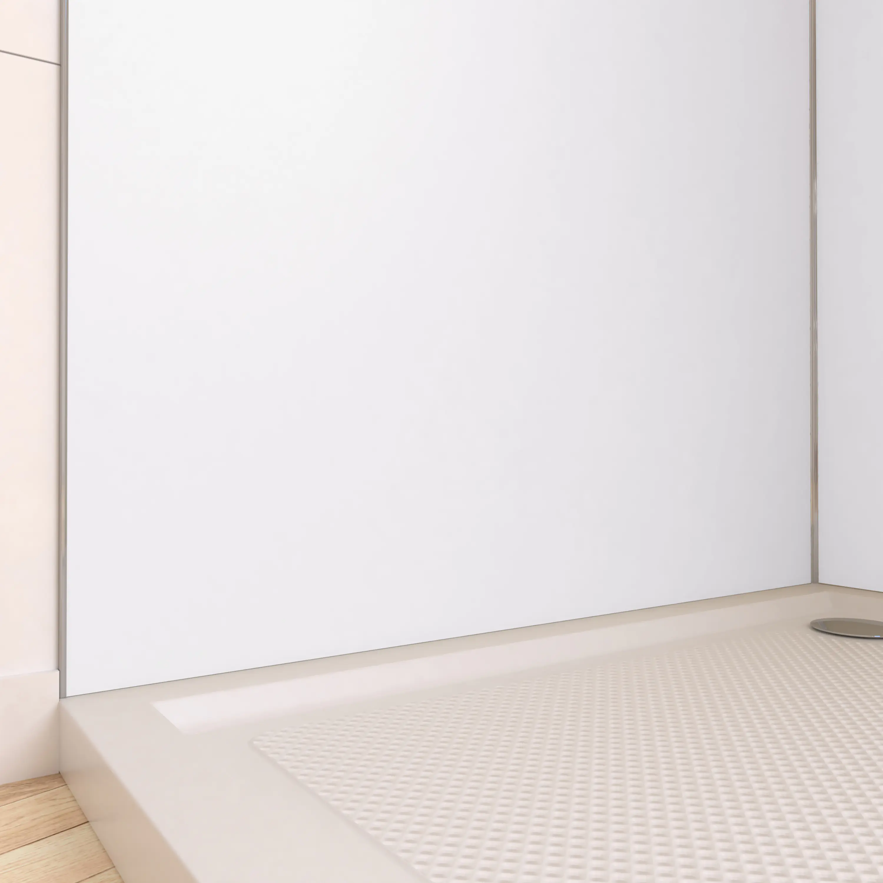 DSK Duschrückwand Panel Satin White 90 x 210 cm