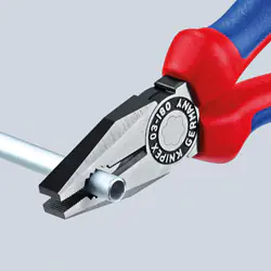 Knipex Kombizange 200 mm schwarz Mehrkomponenten-Hülle