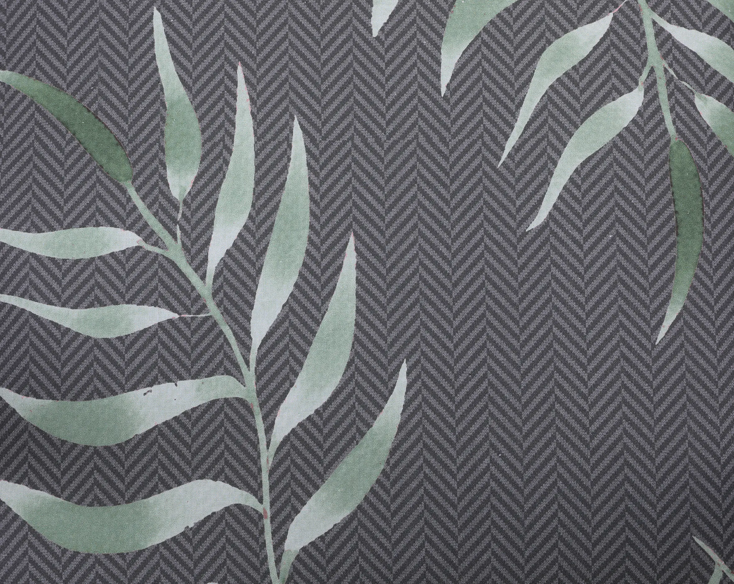 GO-DE Gartenstuhlauflagen mittellehner 108 x 50 x 7 cm Gräser-Motiv anthrazit