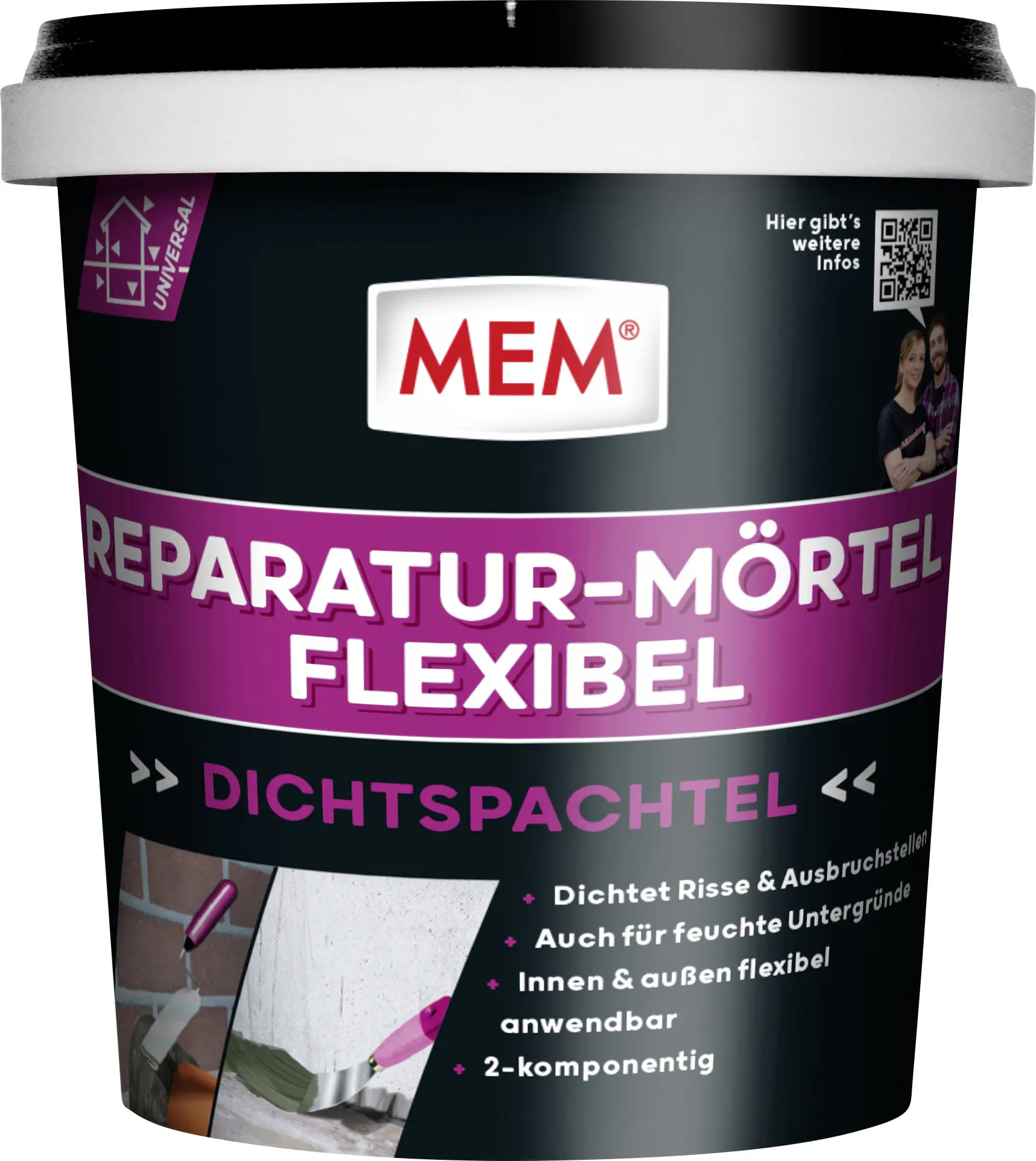 MEM Reparatur-Mörtel Flexibel 1 kg