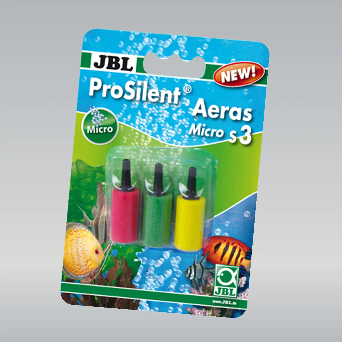 JBL ProSilent Aeras Micro S3 Ausströmerstein-Set für Luftblasen in Aquarien