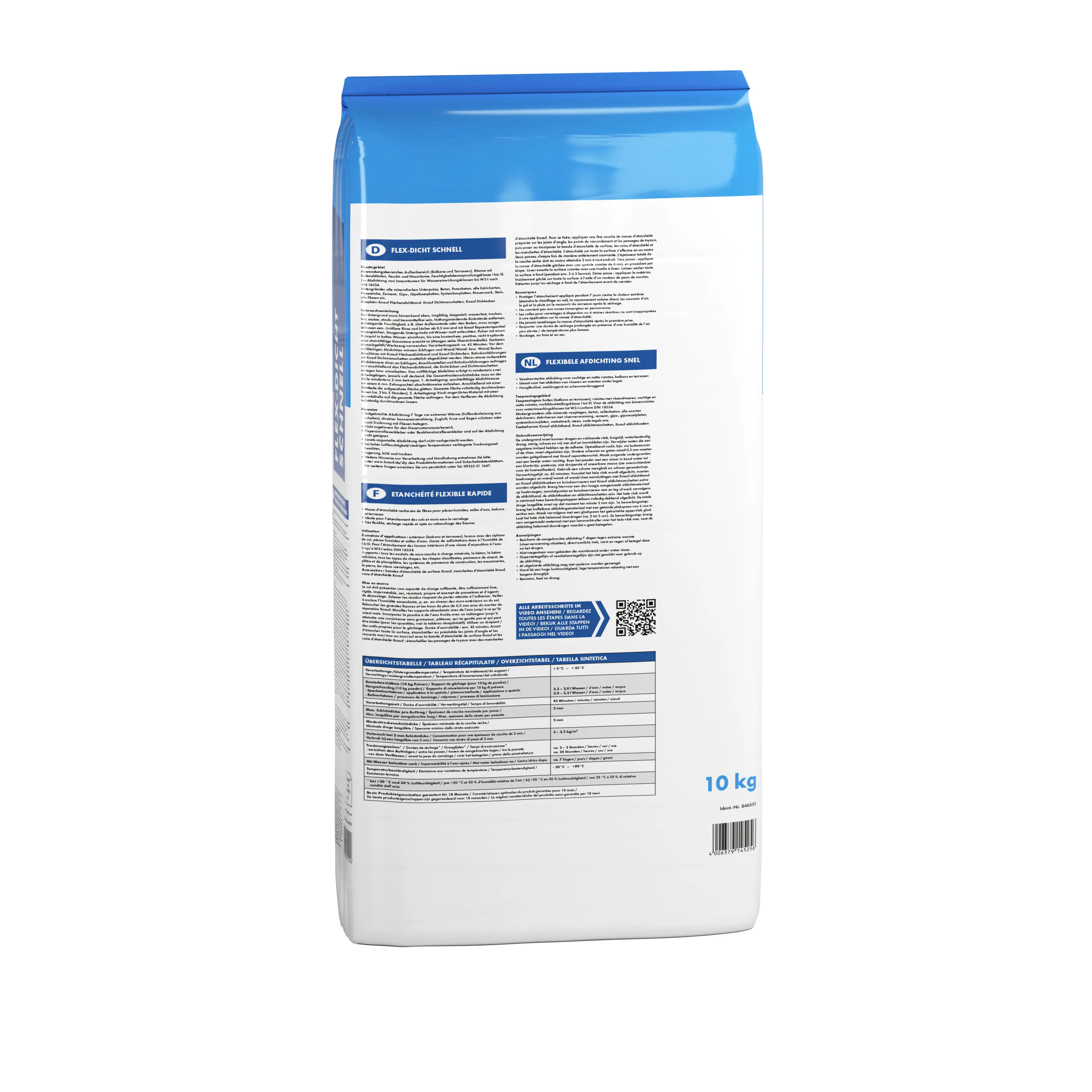 Knauf Flächenabdichtung Flex-Dicht schnell 10 kg