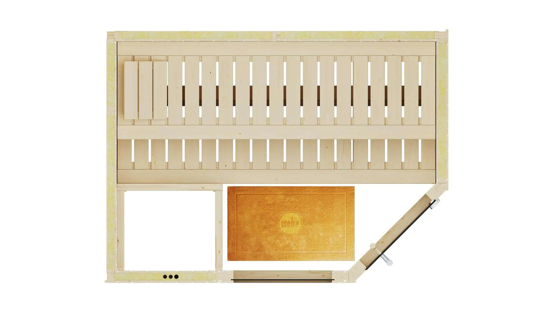 Weka Elementsauna Varberg Gr. 1 Sparset 7,5 kw BioS