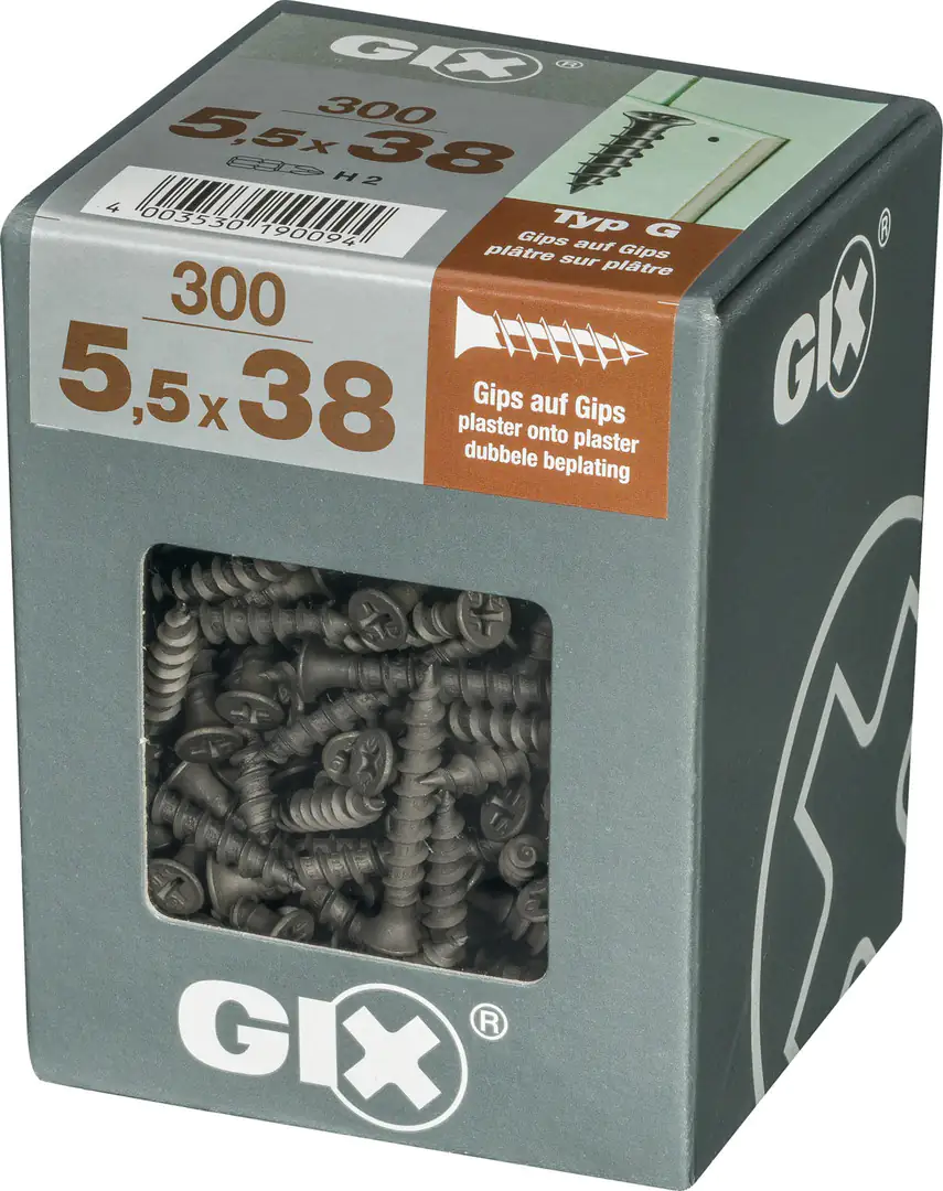 Spax Schnellbauschrauben 5.5 x 38 mm PH 2 - 300 Stk.