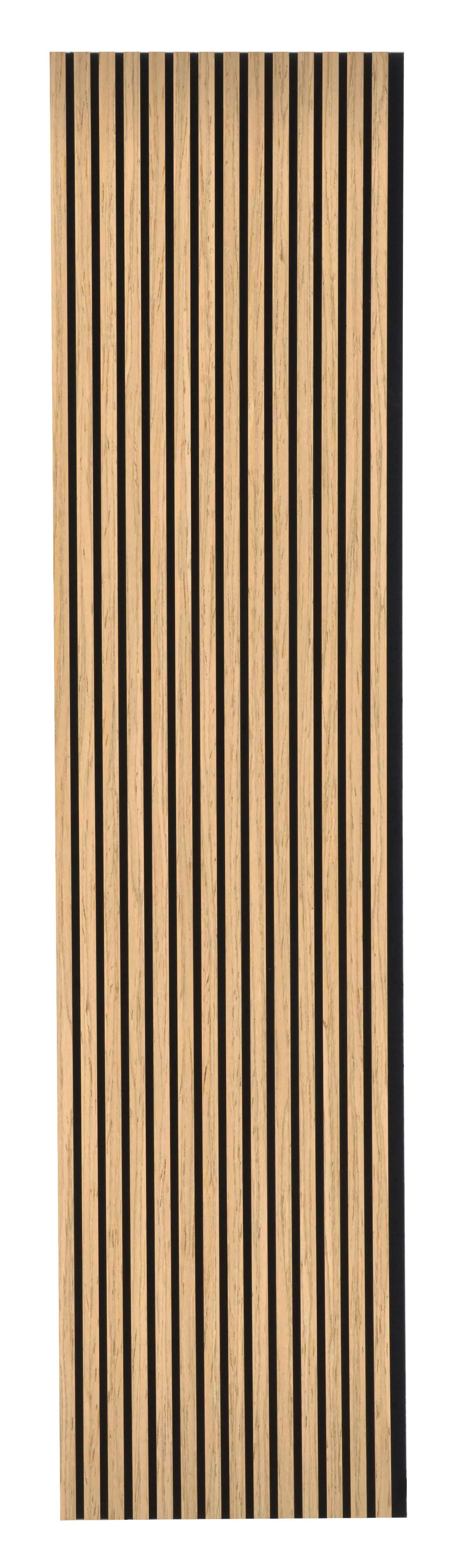 Neuhofer Akustikpaneele Holz Eiche furniert braun 267 x 57 x 1,9 cm