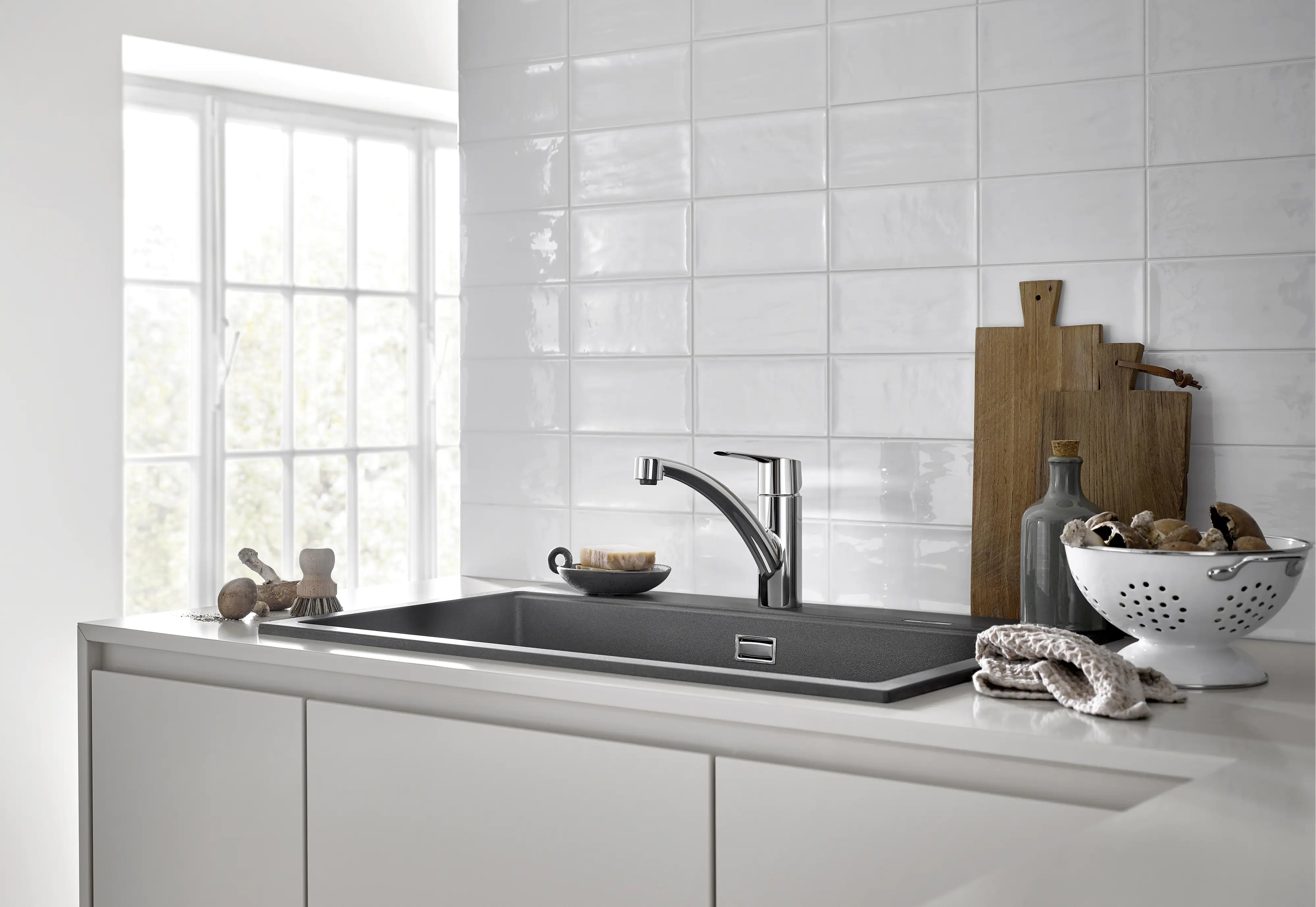 Grohe Quickfix Küchenarmatur Start chrom