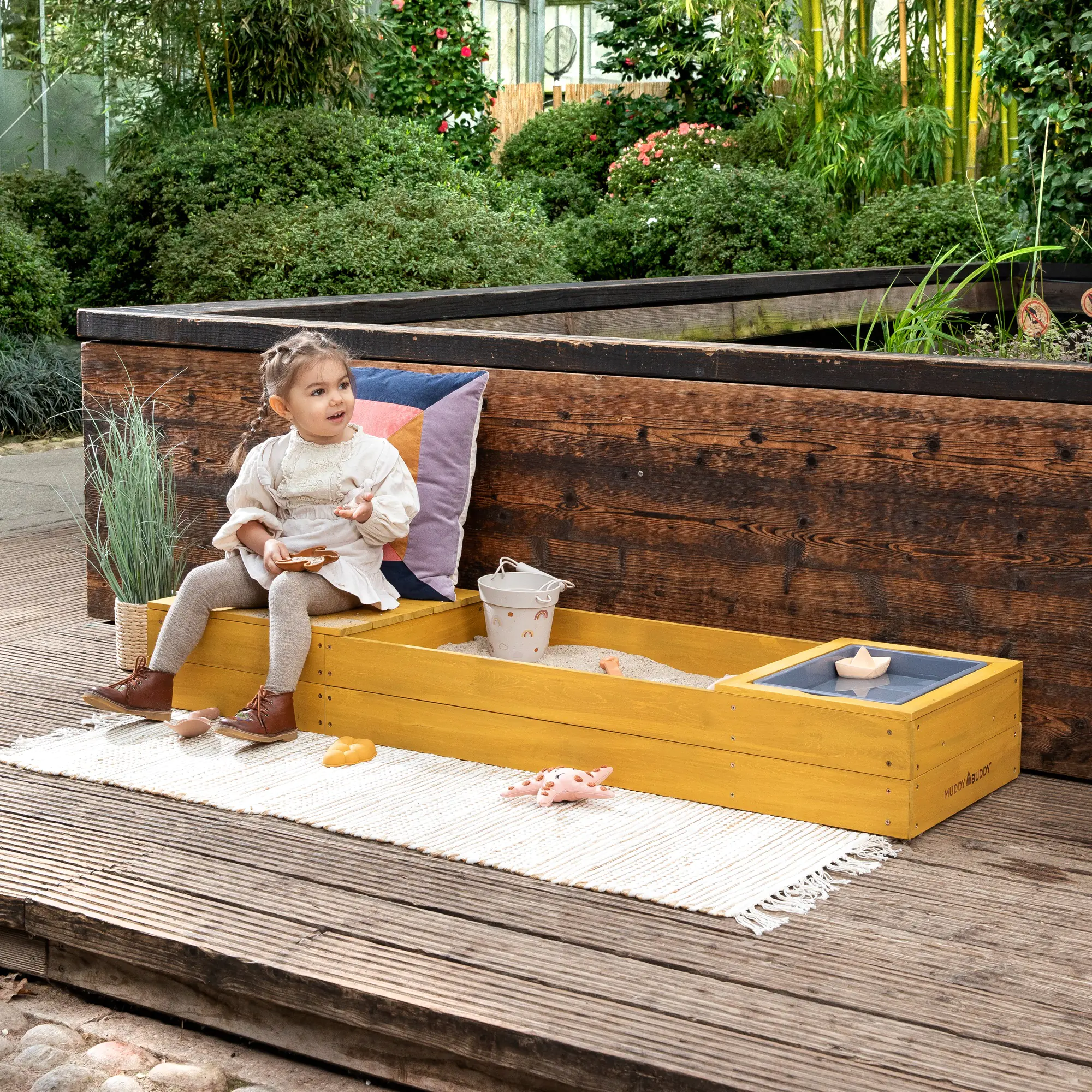 MUDDY BUDDY® Sandkasten Space Saver ocker