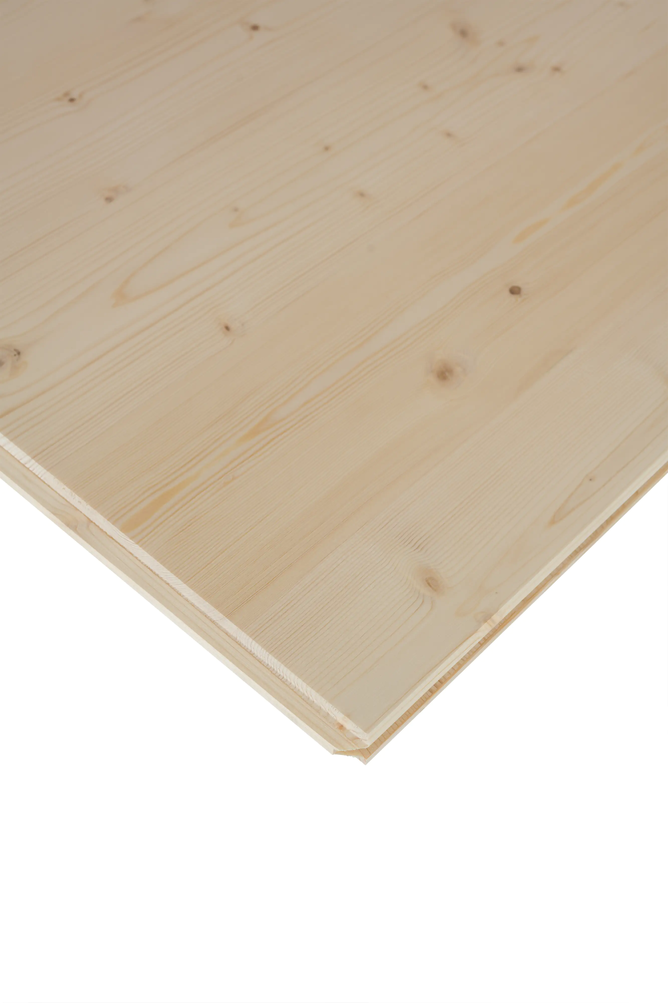 3 Schichtplatte Fichte 125 x 62,5 cm 19 mm Nut + Feder