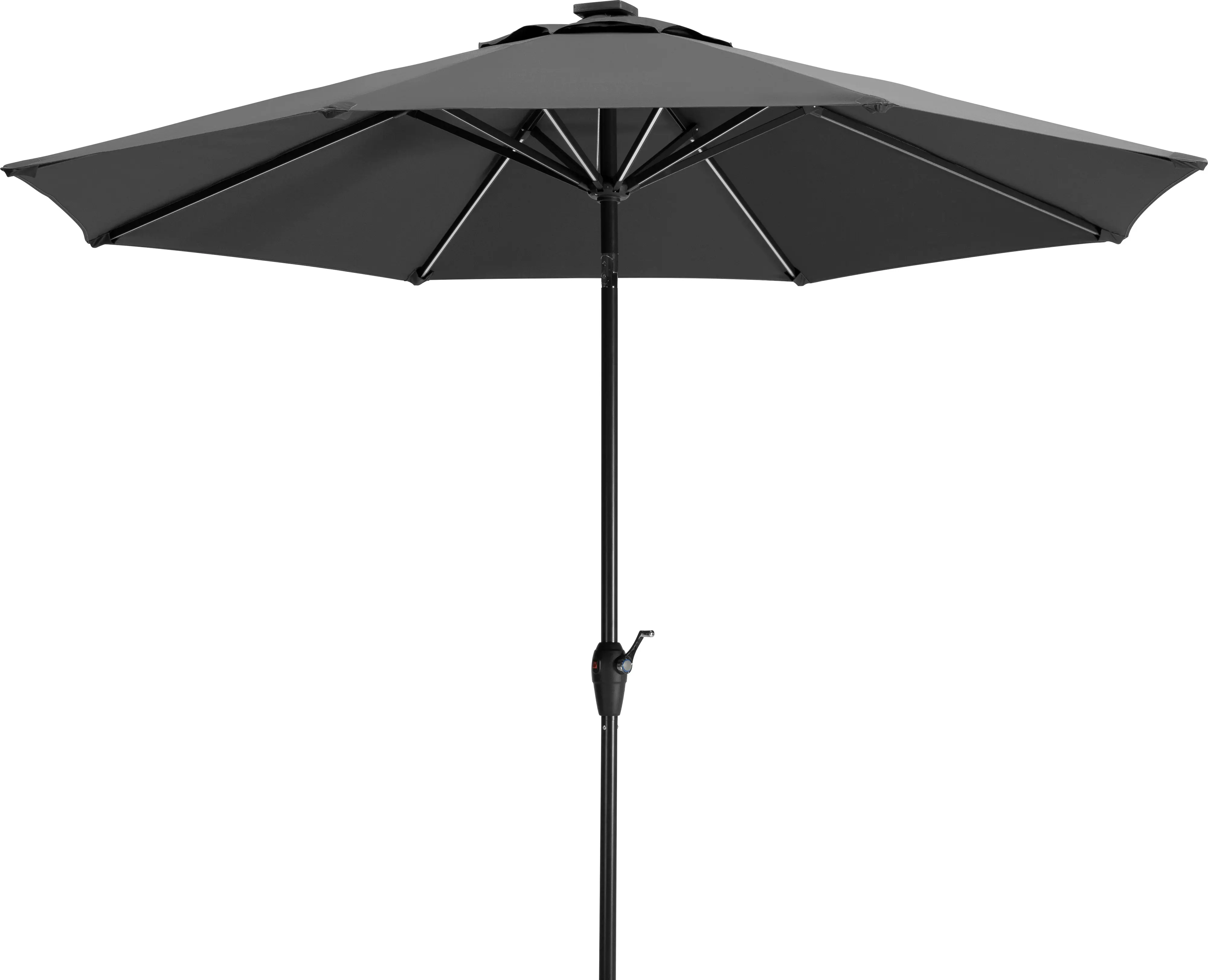 Schneider Sonnenschirm Blacklight anthrazit Ø 270 cm