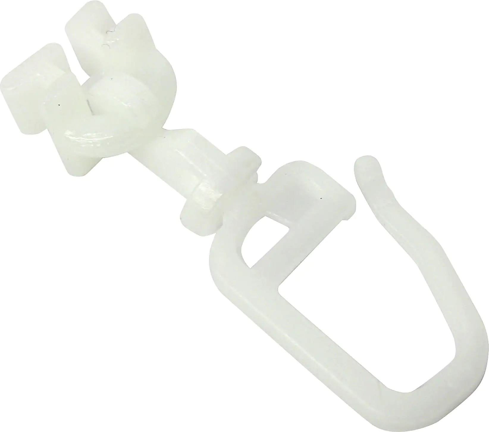 Gardinia Drehgleiter 20 Stück, weiß, für 4 mm Laufkanal