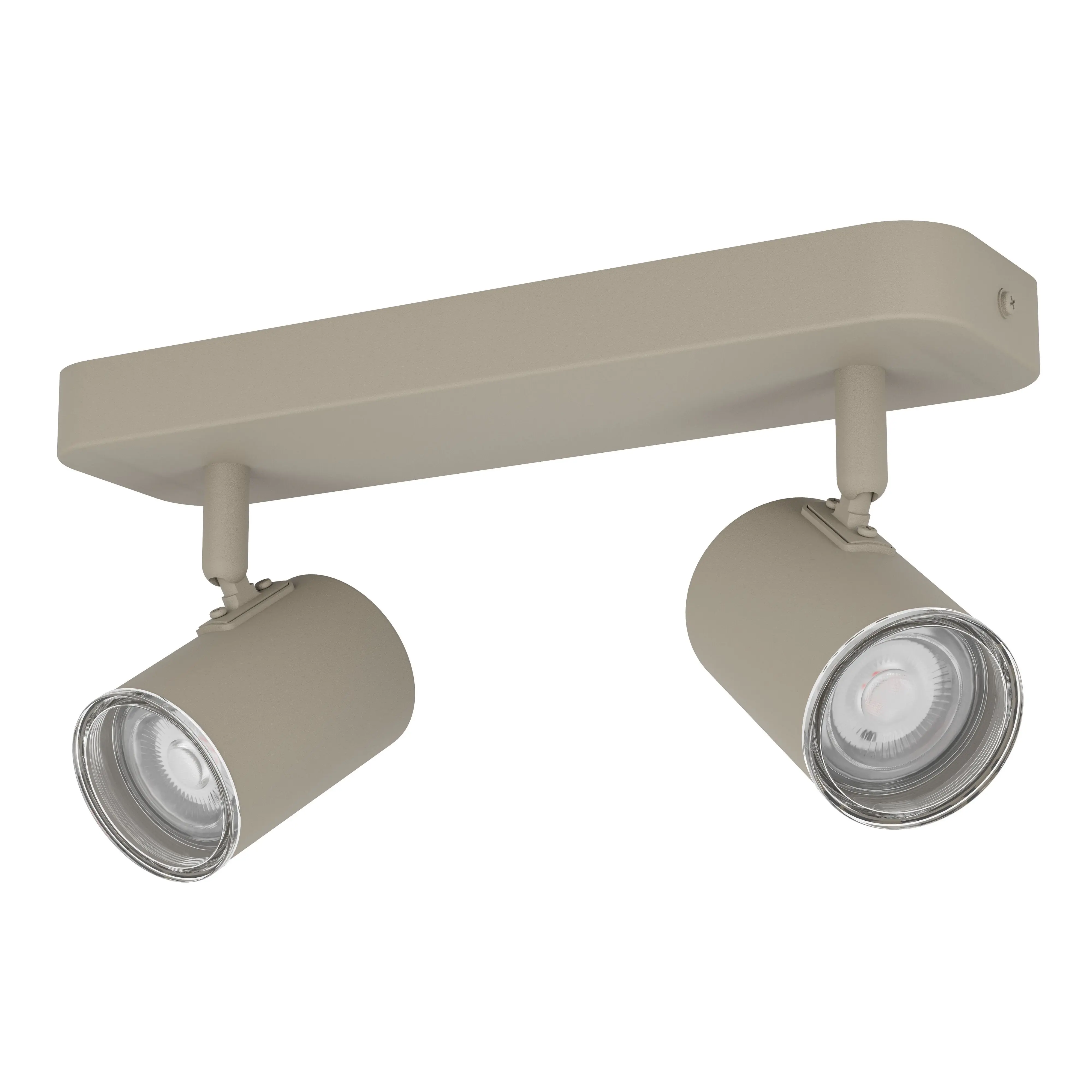 Eglo Deckenstrahler Balken Consuma sandfarben 2er GU10