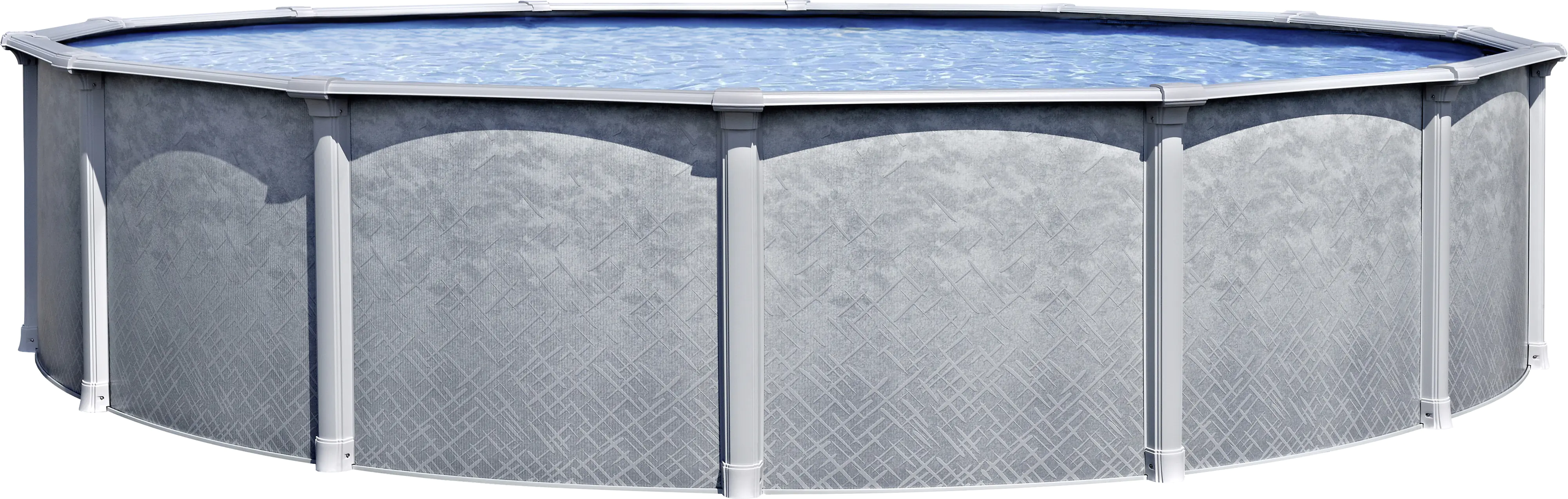 Steinbach Stahlwandpool Set Grande weiß, Ø 457 x 135 cm