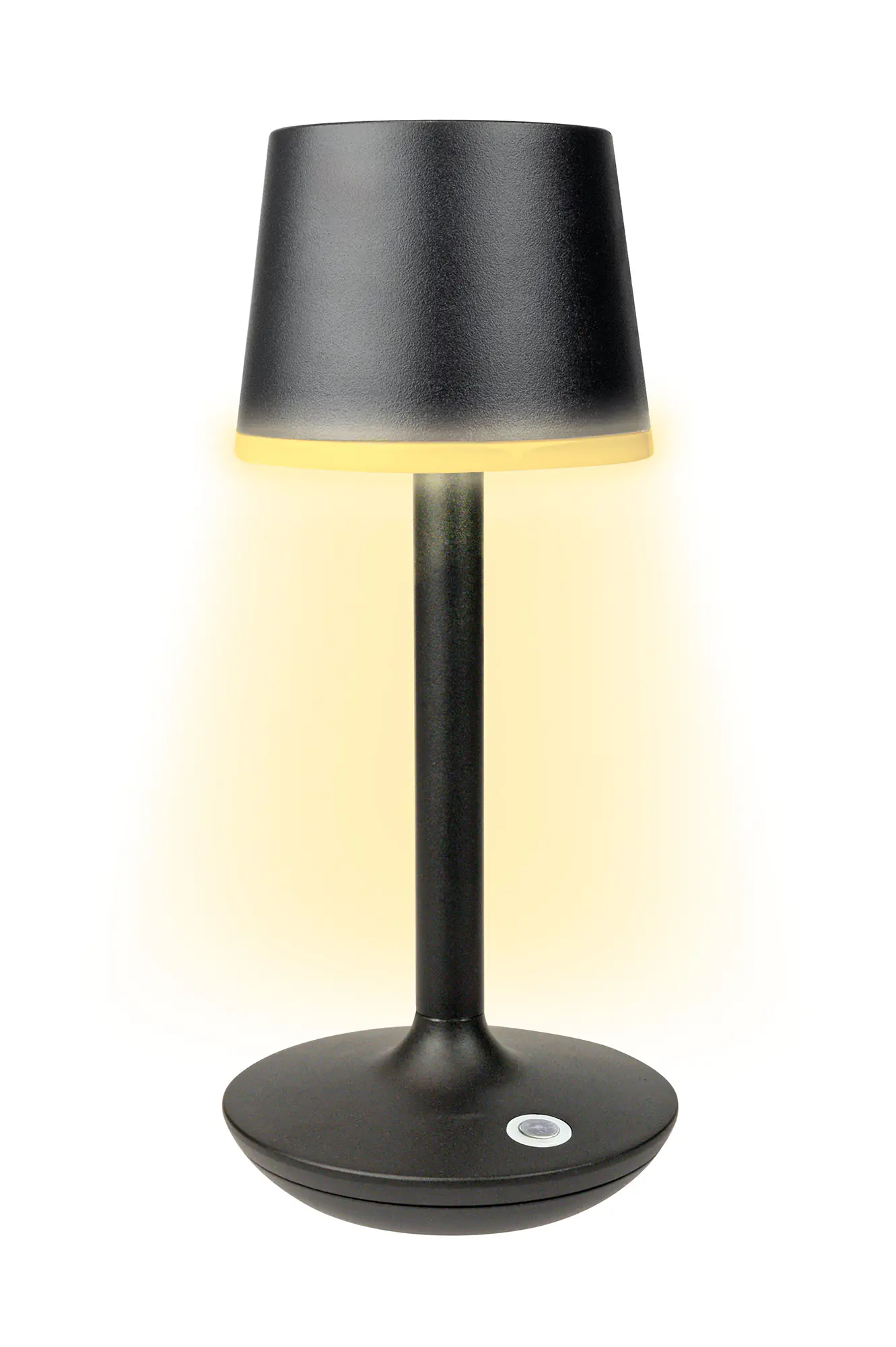 Schwaiger Akku LED Tischleuchten TILA3003 mit Ladeplatte schwarz 3er-Set