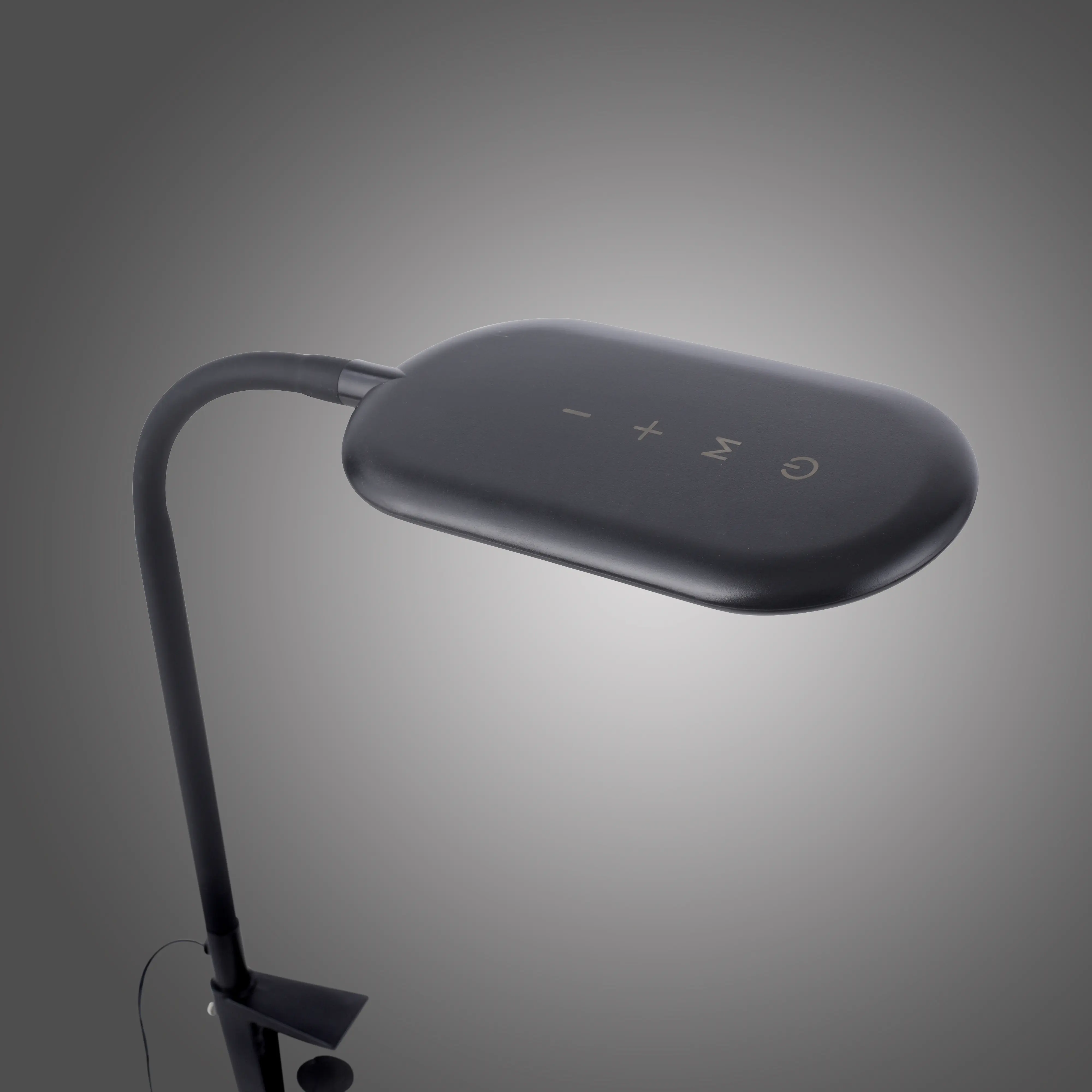 JustLight CCT LED Klemmleuchte schwarz 68 x 10 cm dimmbar