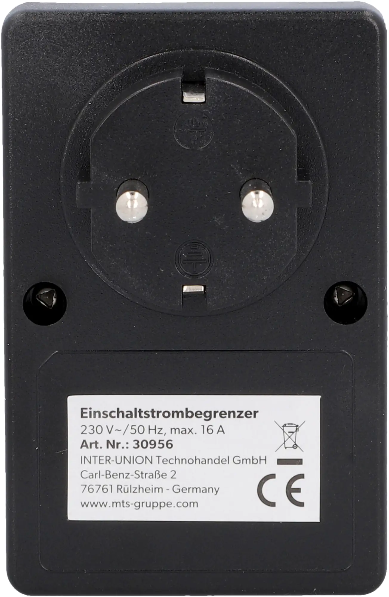 Einschaltstrombegrenzer schwarz