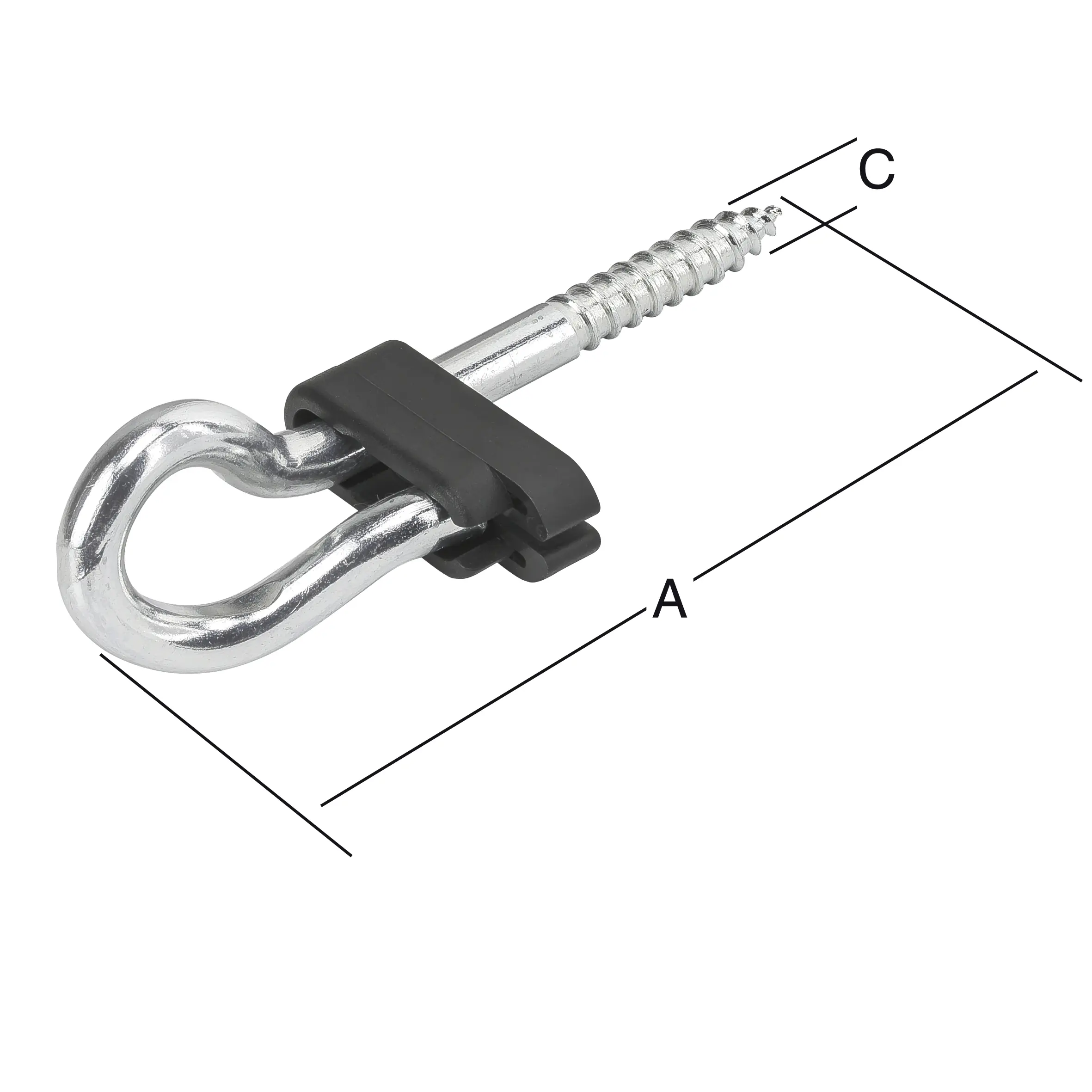 Vormann Schaukelhaken verzinkt 150 x 10.6 mm